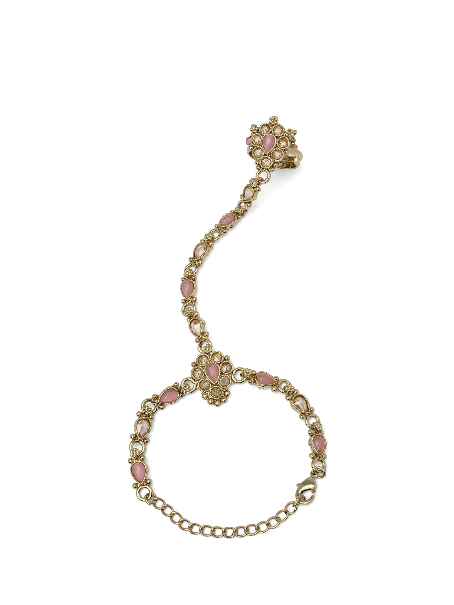 Reema Hand Chain in Light Pink