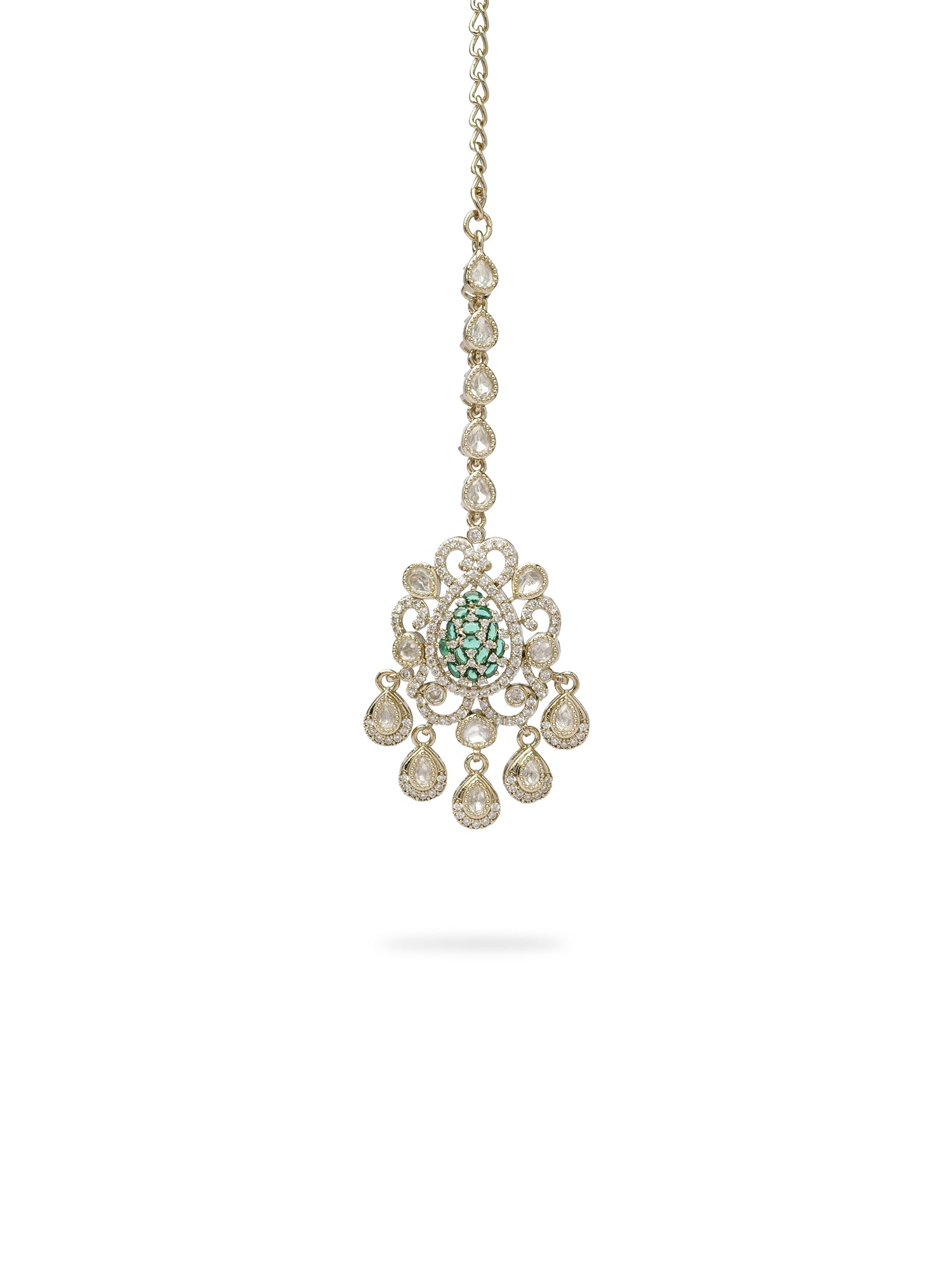 Rehana Necklace Set in Green