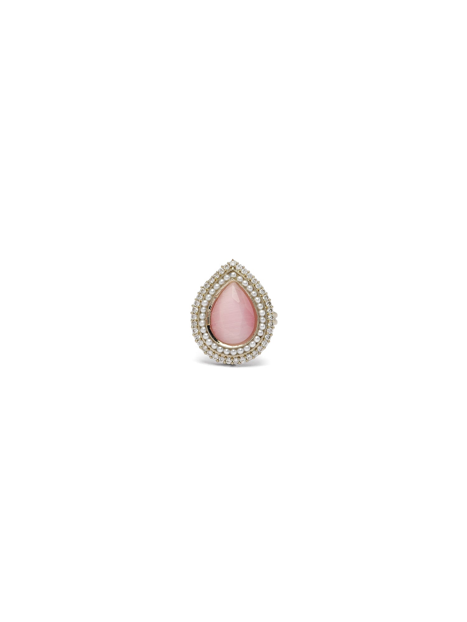 Reyanshi Ring in Pearl and Light Pink