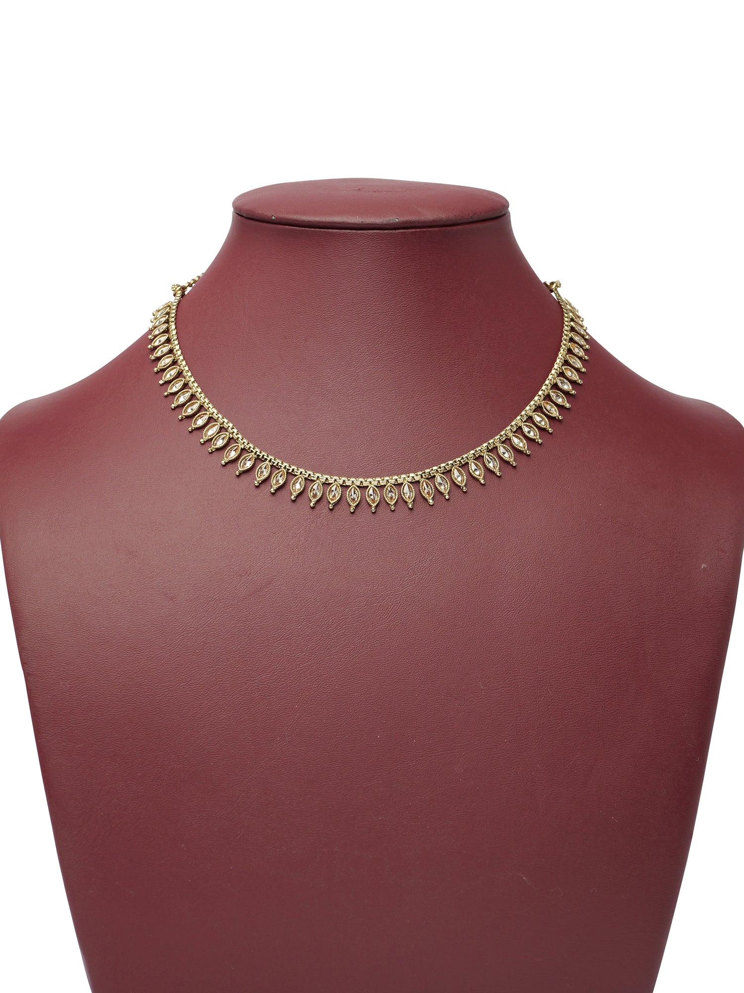 Ria Simple Necklace in Champagne