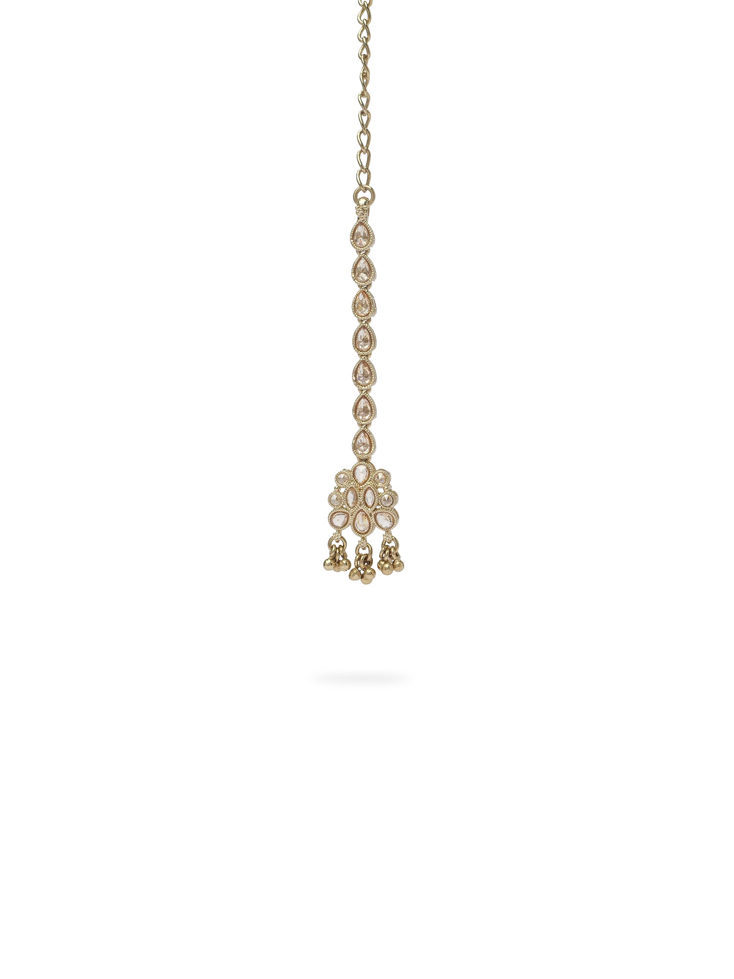 Roohi Maang Tikka in Antique Gold 
