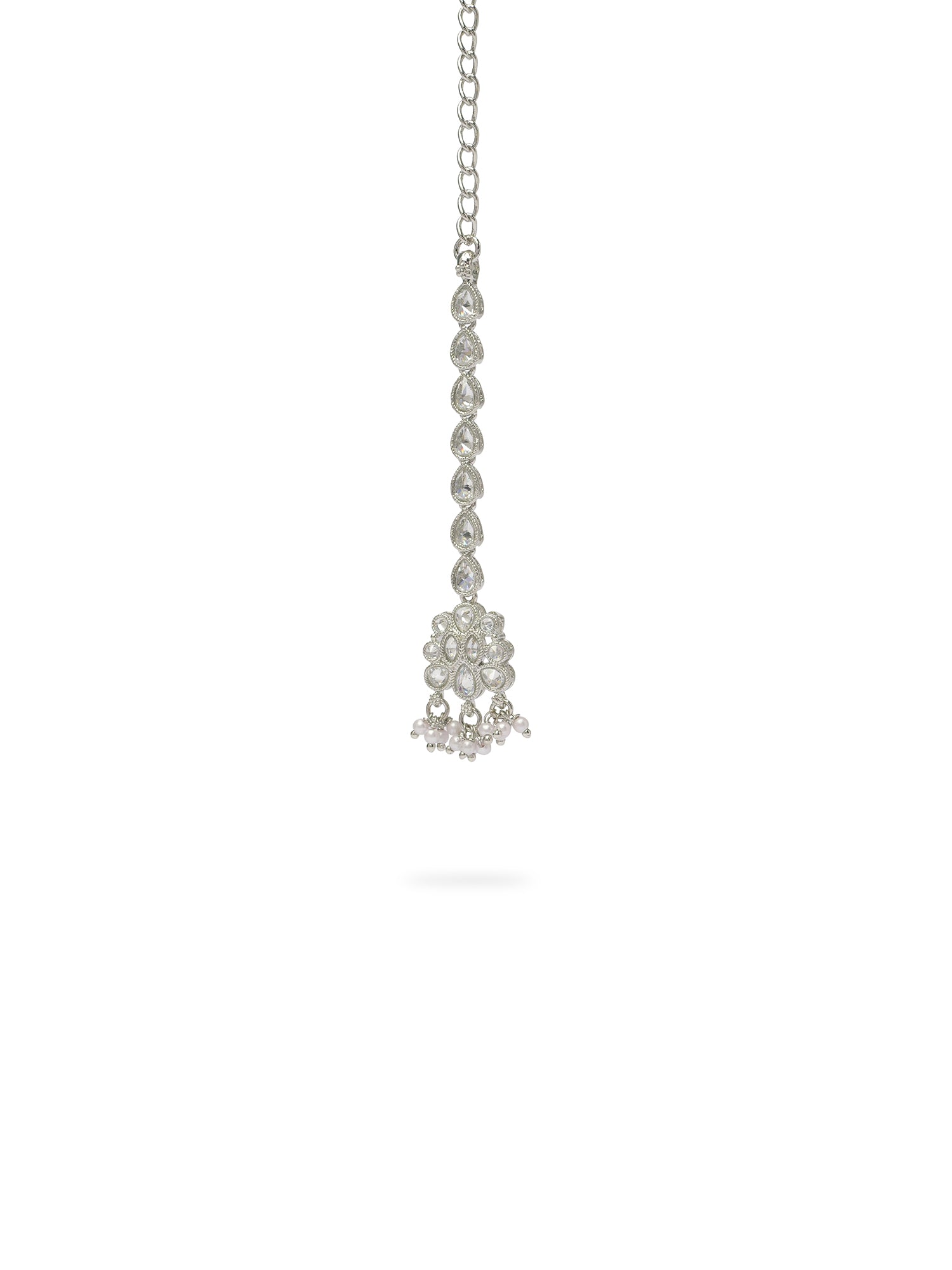 Roohi Maang Tikka in Rhodium 