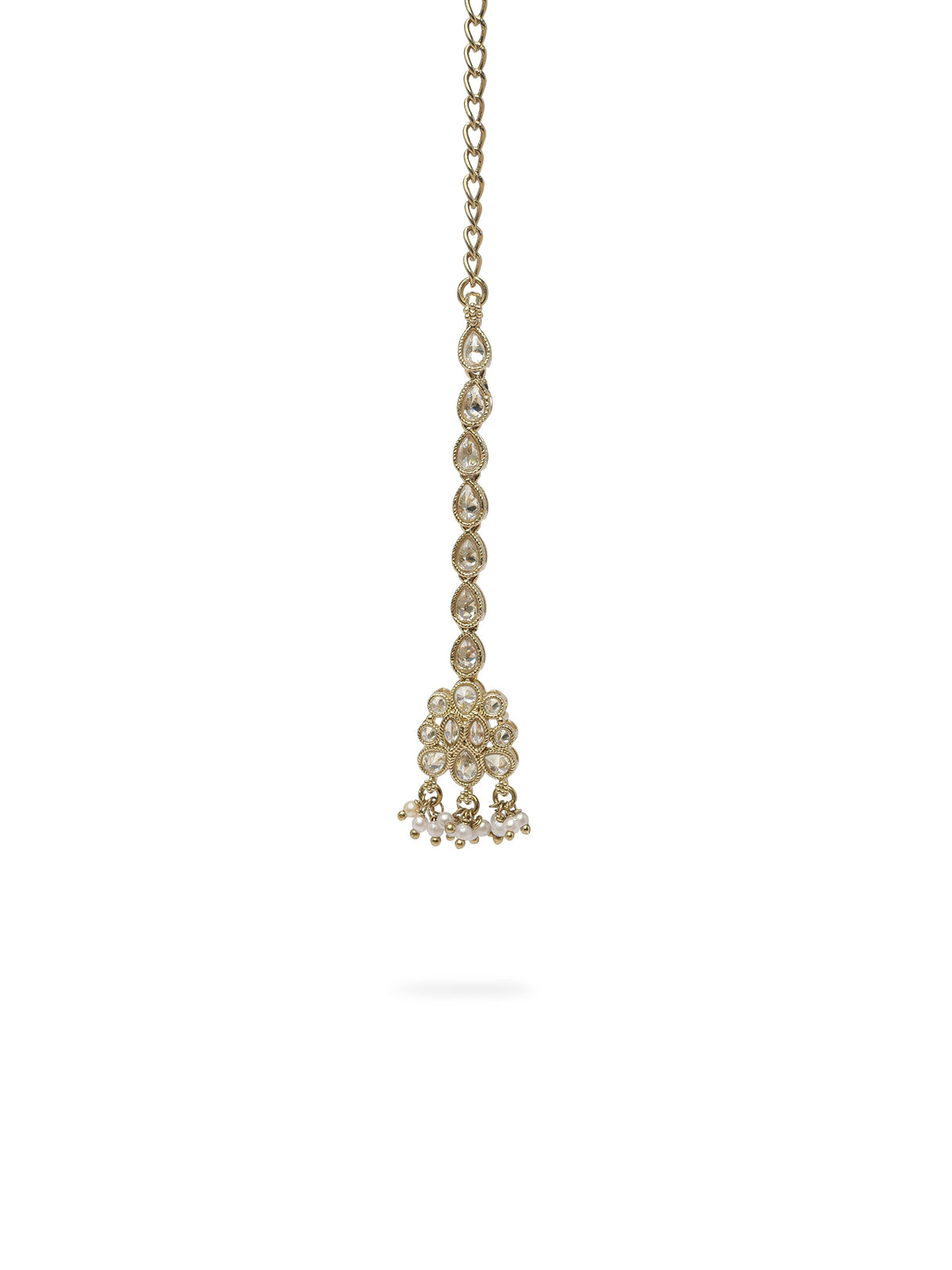 Roohi Necklace Set in White