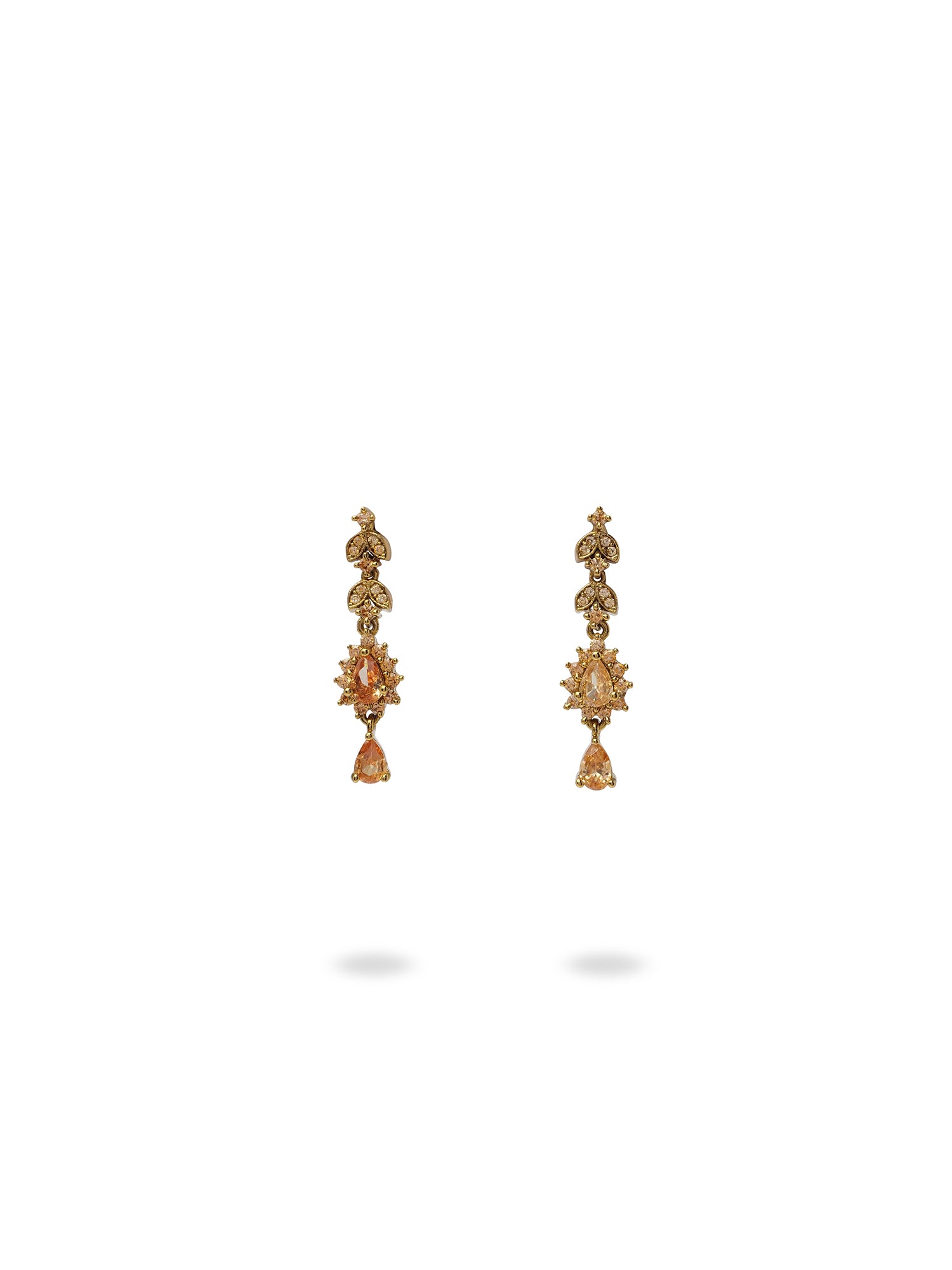 Rosa Simple Necklace Set in Champagne