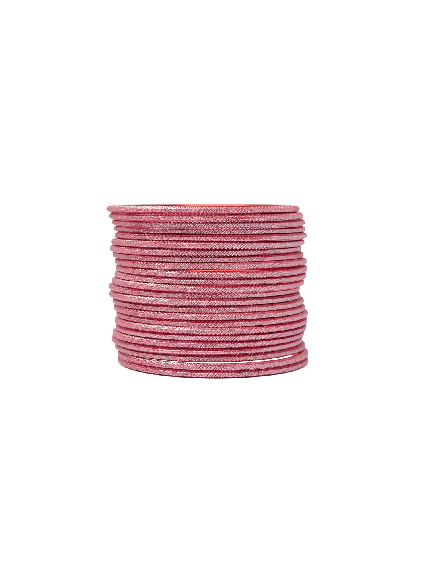 Rose Pink Shimmer Bangles