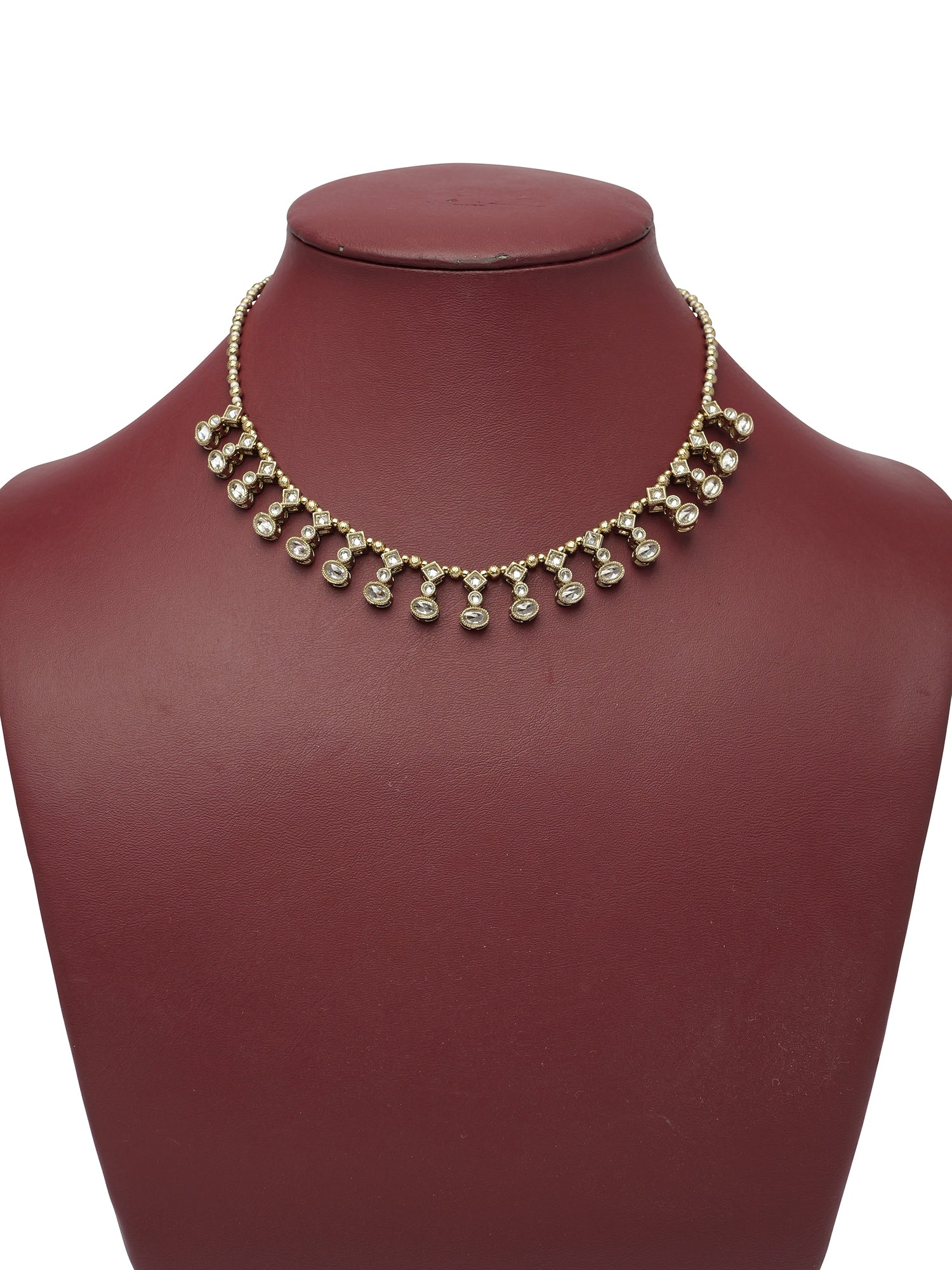 Ruhina Necklace Set in White