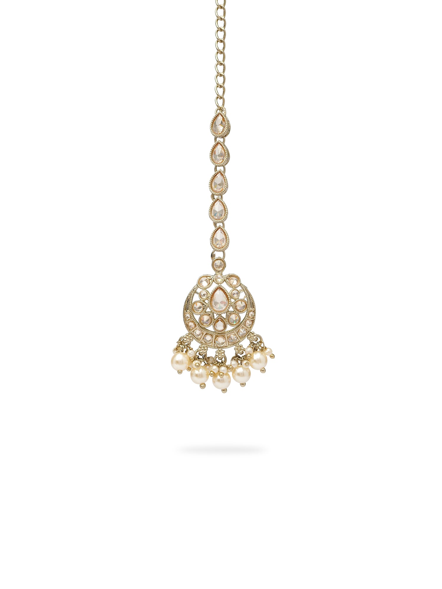 Saanvi Necklace Set in Champagne
