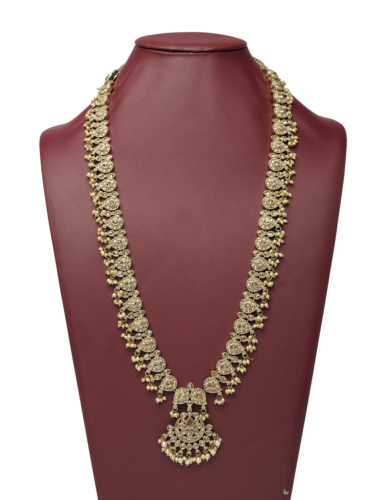 Saanvi Rani Haar in Champagne and Antique Gold
