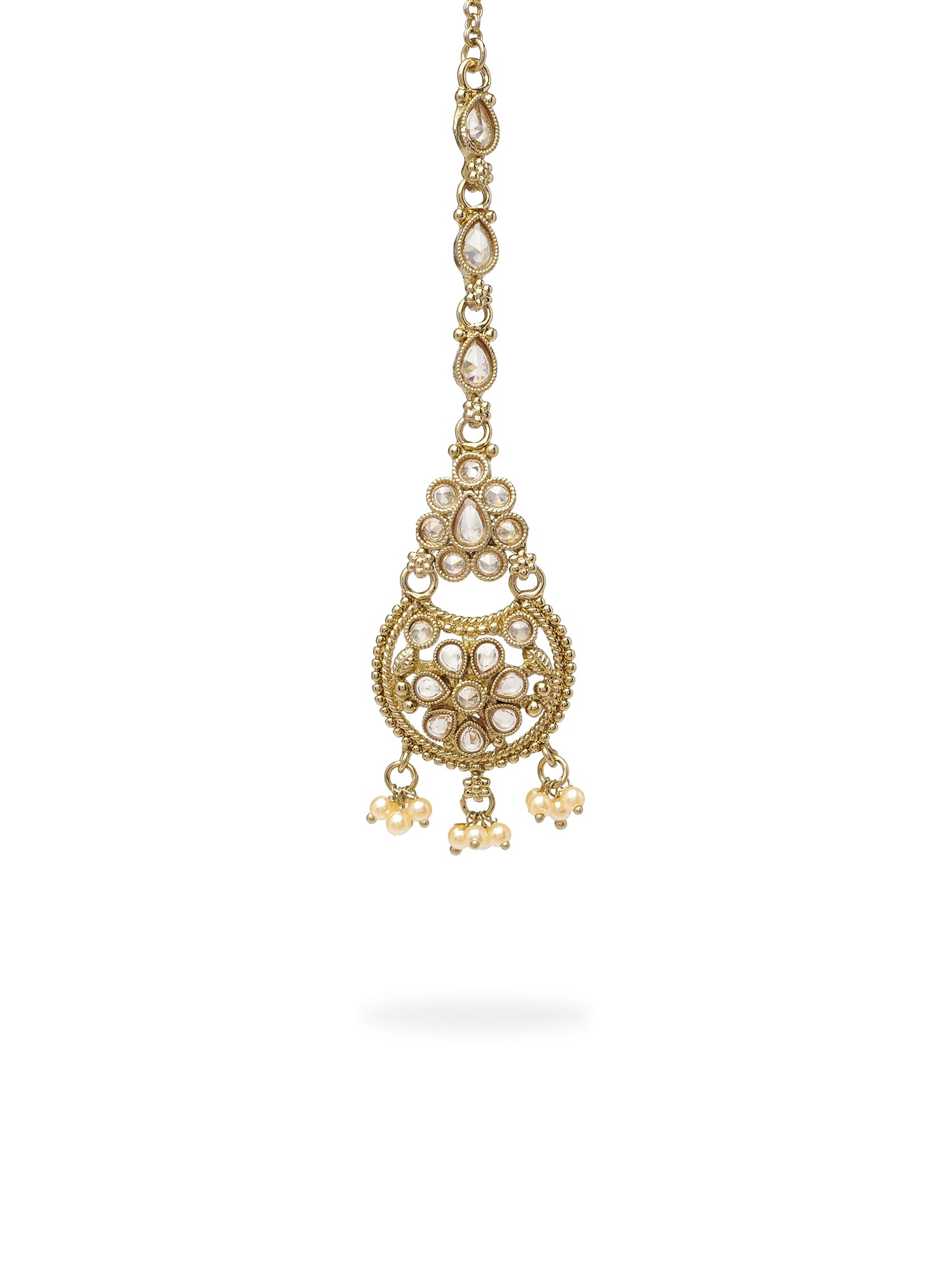 Saara Necklace Set in Champagne