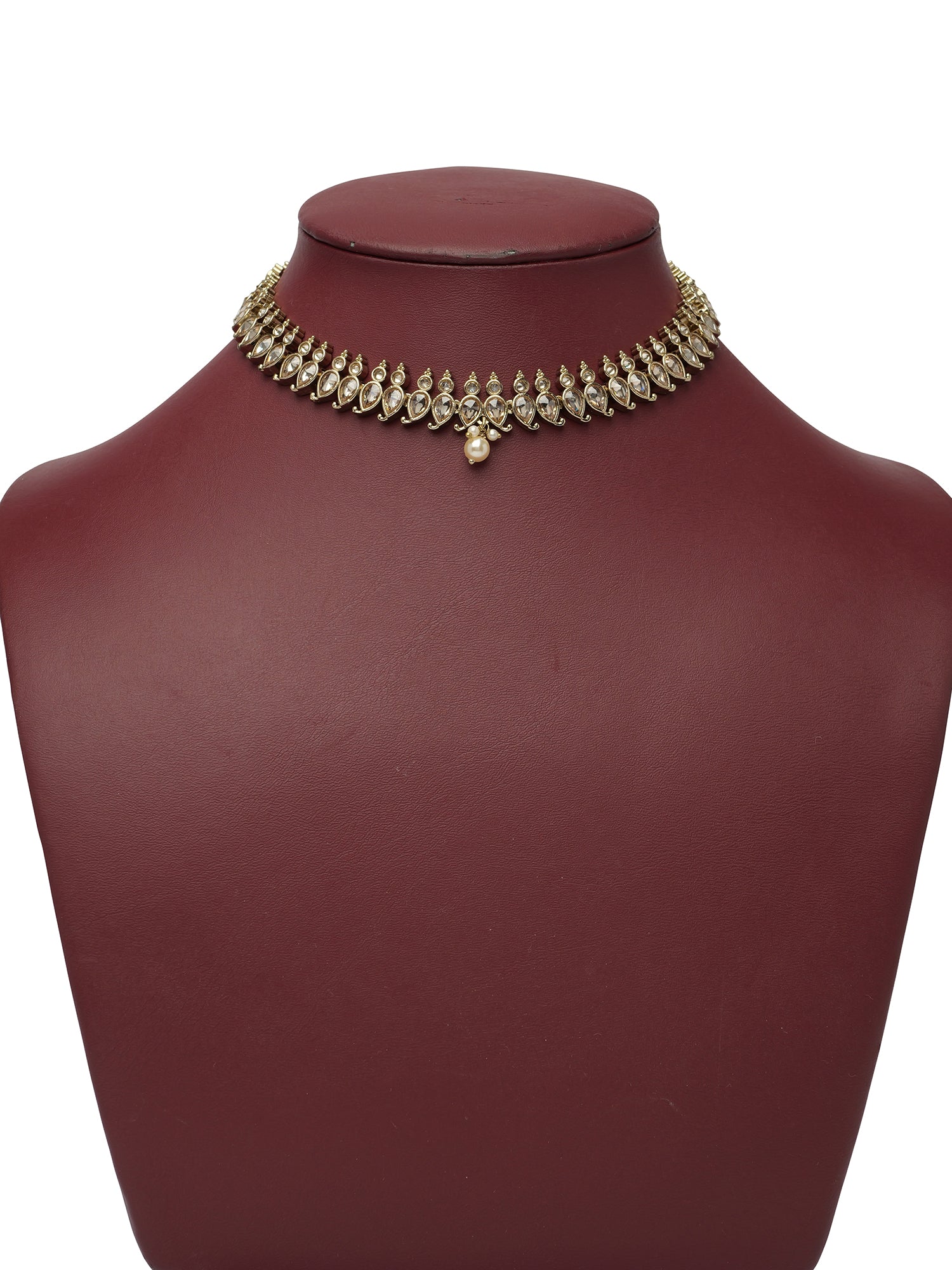 Sahana Necklace Set in Champagne