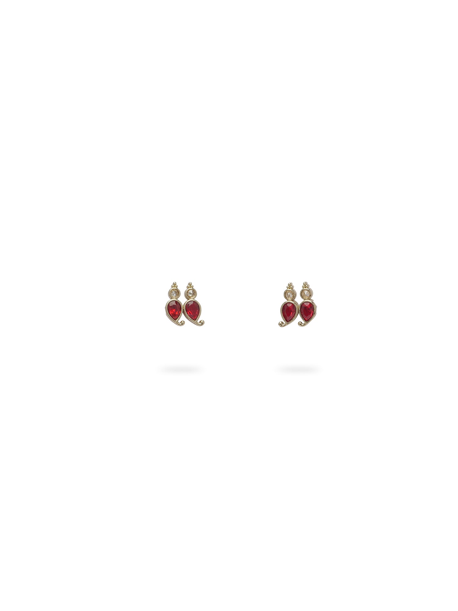 Sahana Necklace Set in Maroon