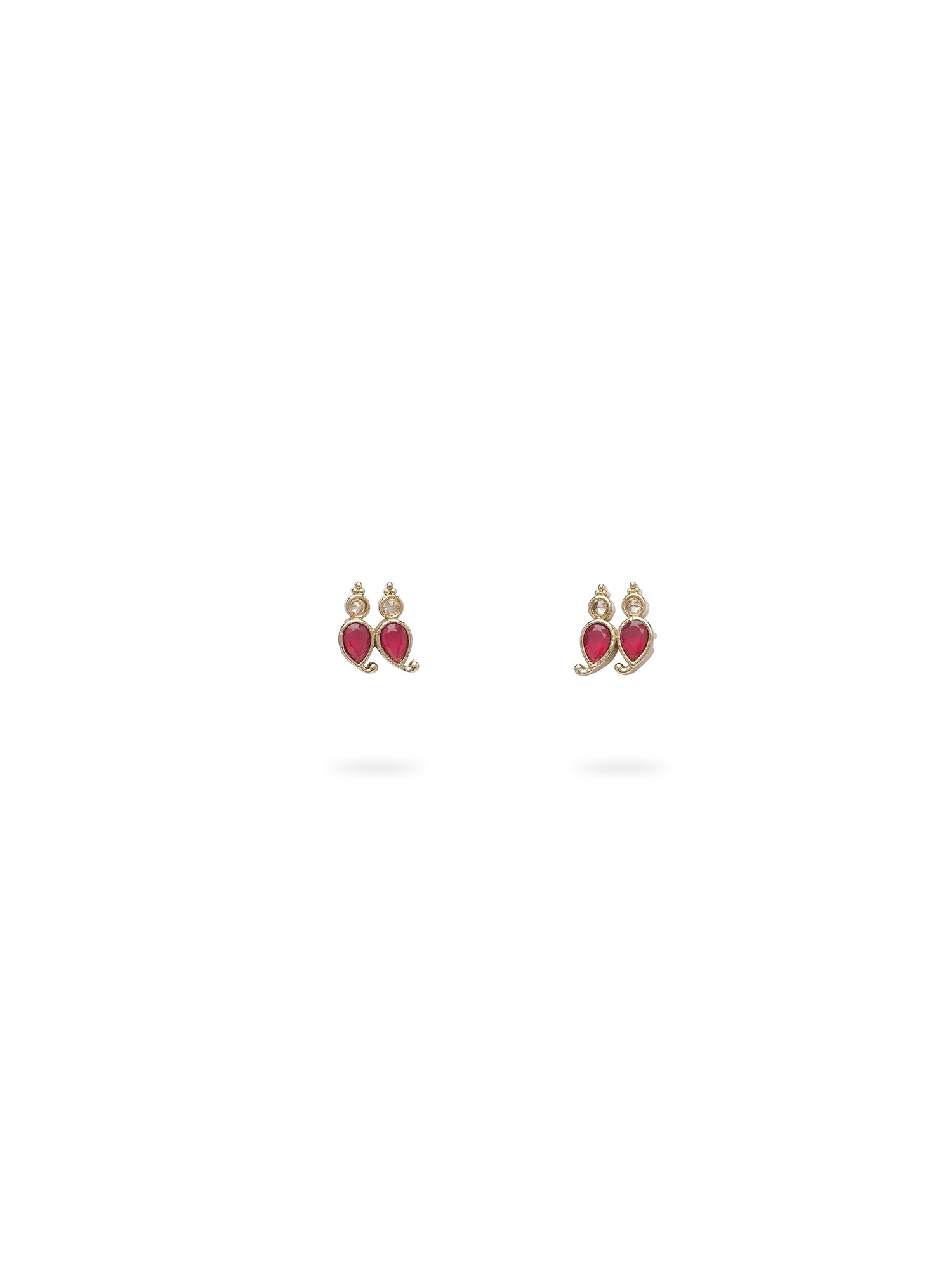 Sahana Necklace Set in Ruby