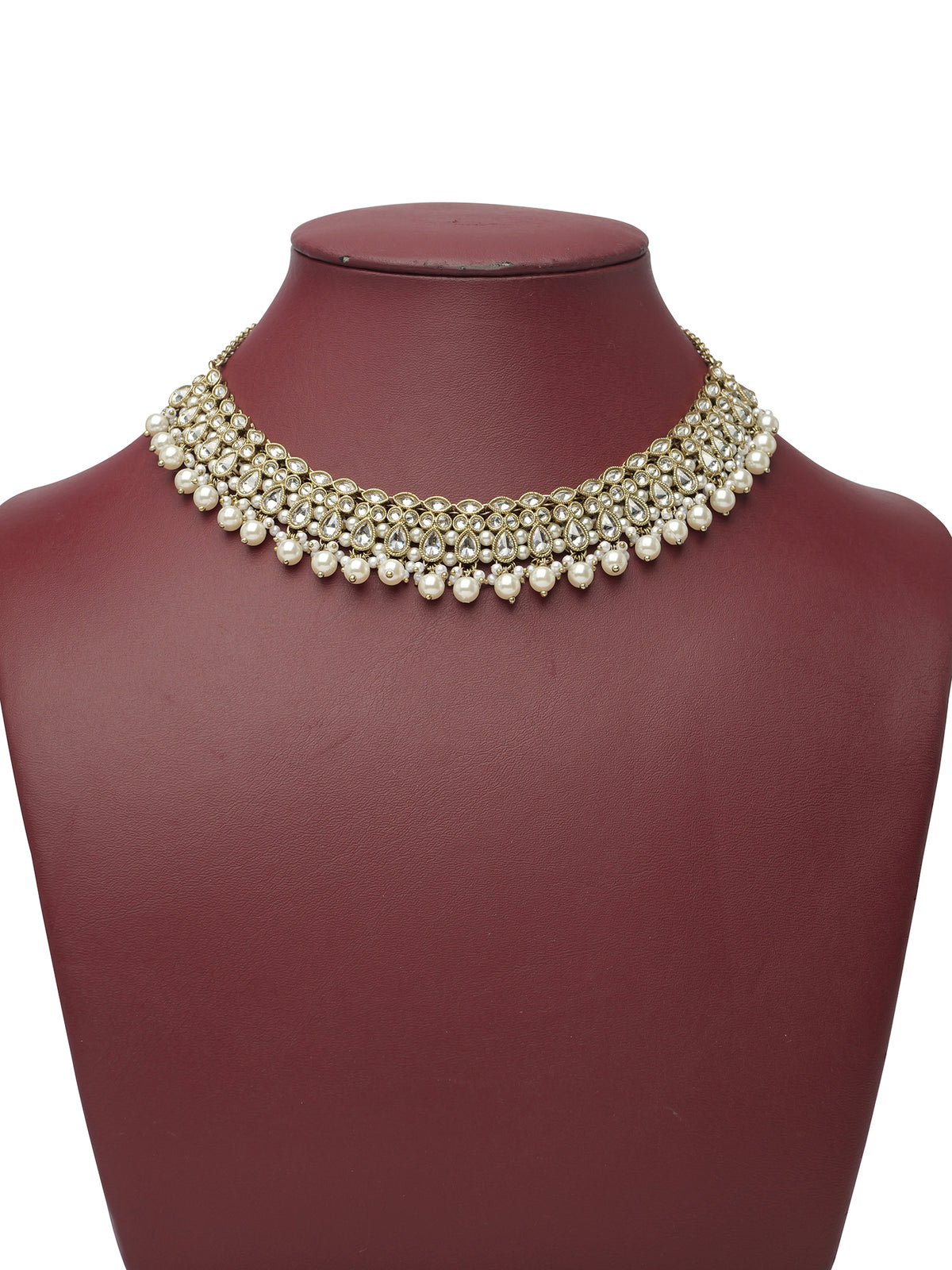 Samira Necklace Set in White