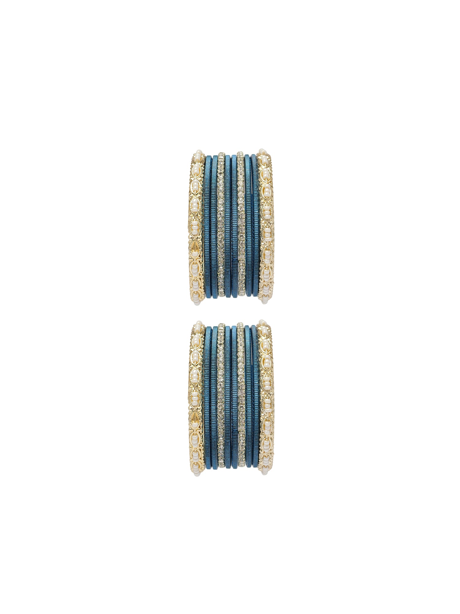 Sana Children's Bangle Set in Blue