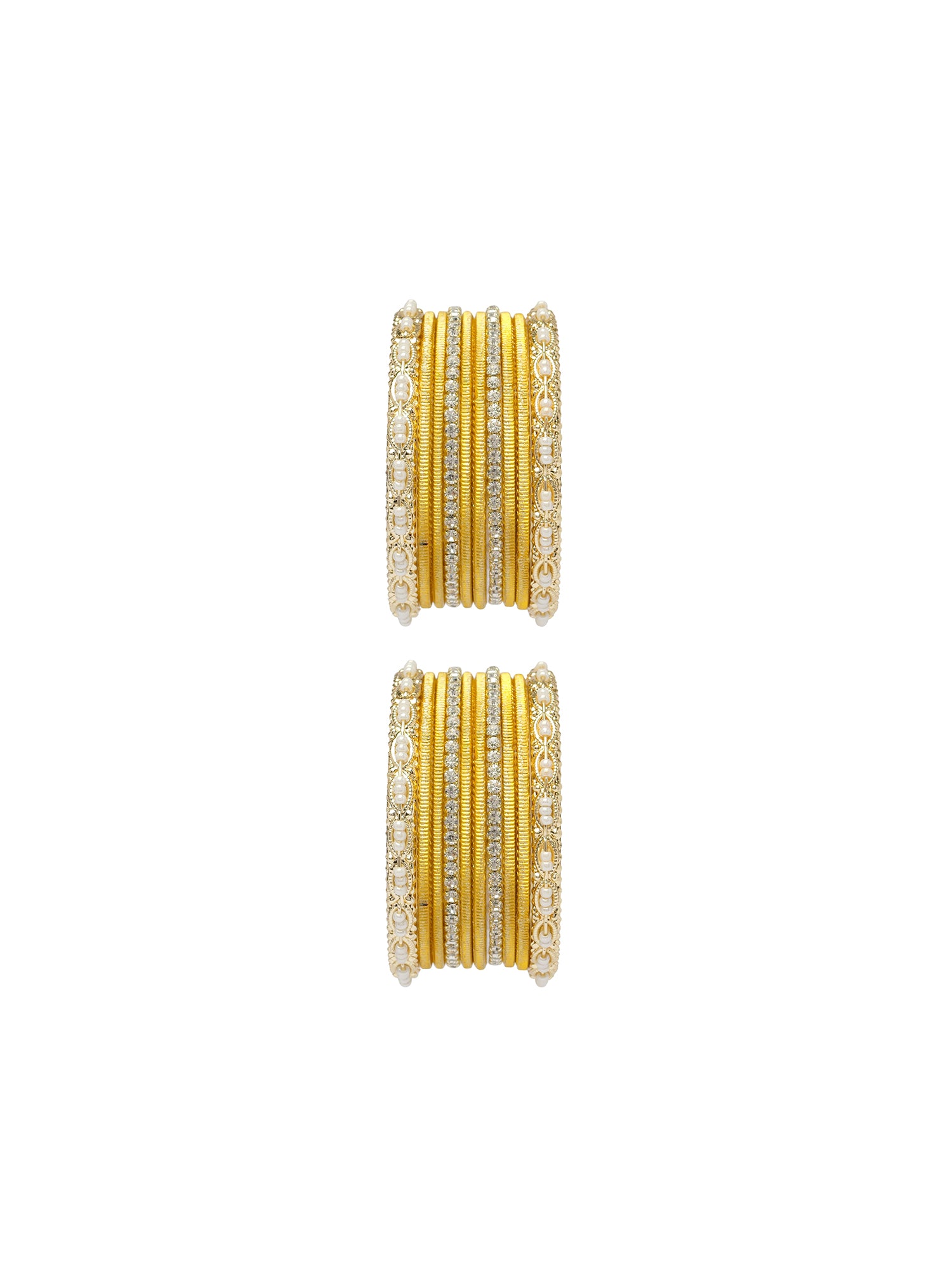 Sana Children's Bangle Set in Yellow 
