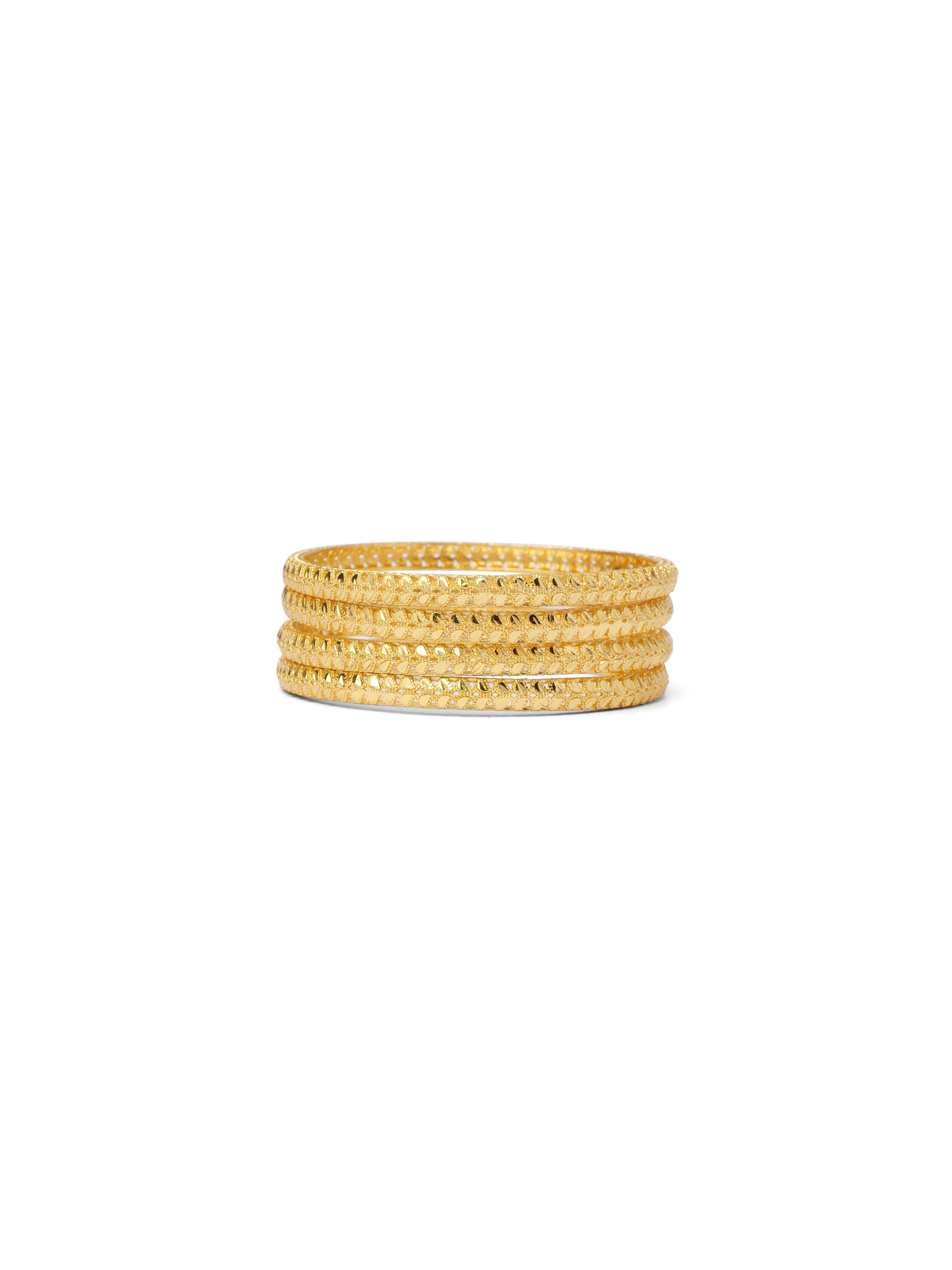 Sanjna Set of 4 Classic Gold Bangles