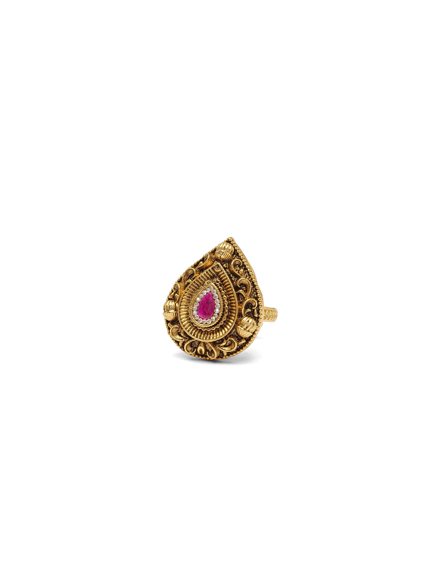 Shabnam Classic Ring in Ruby