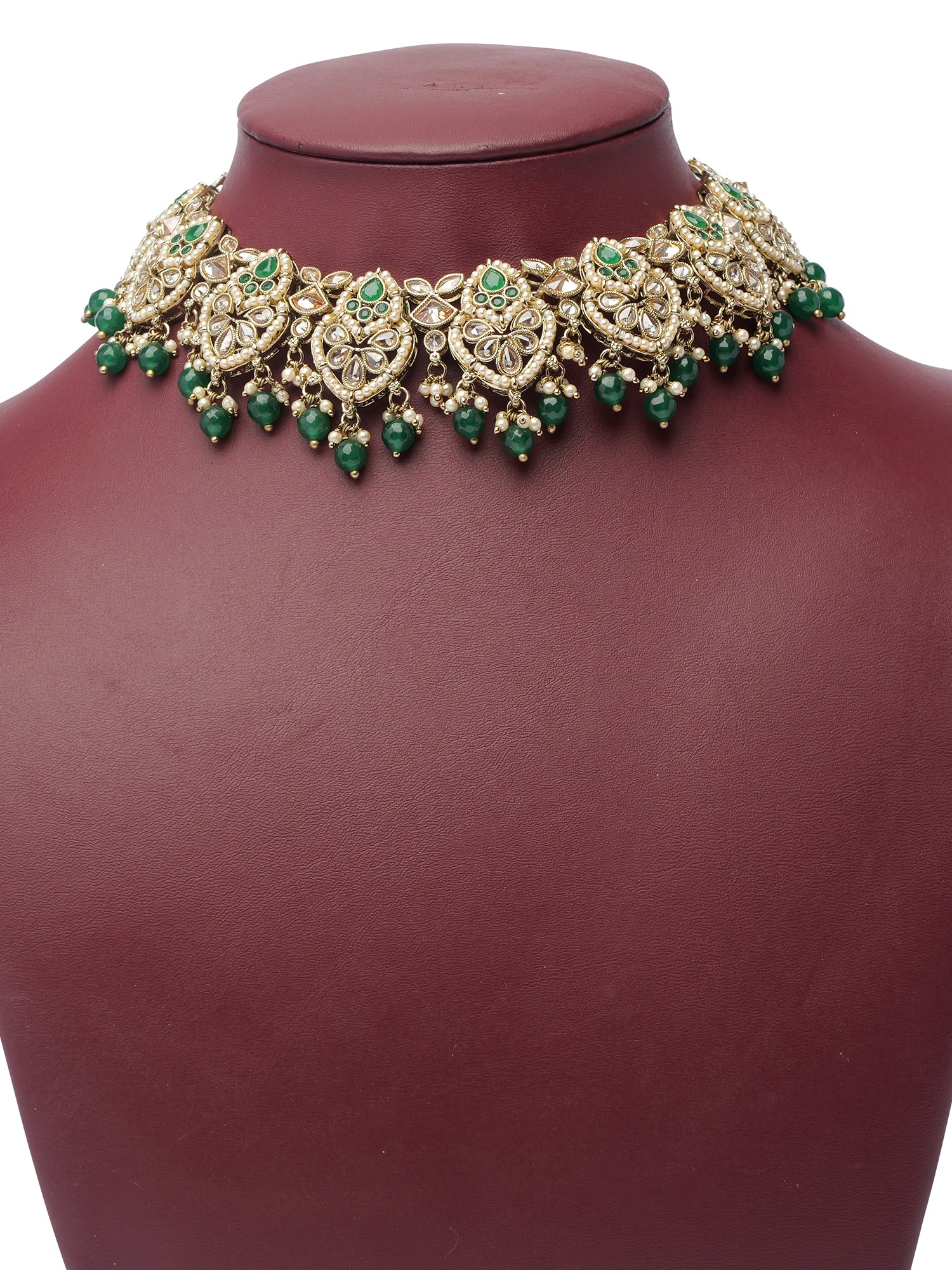 Shalina Necklace Set in Green