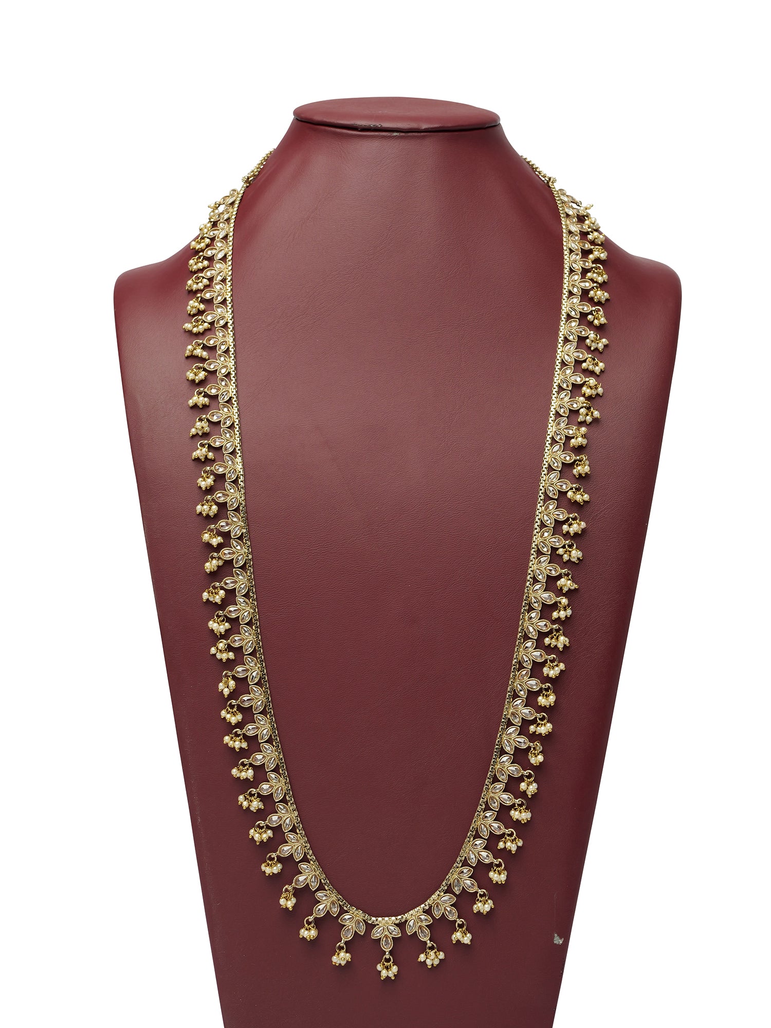 Shobha Rani Haar in Pearl and Champagne