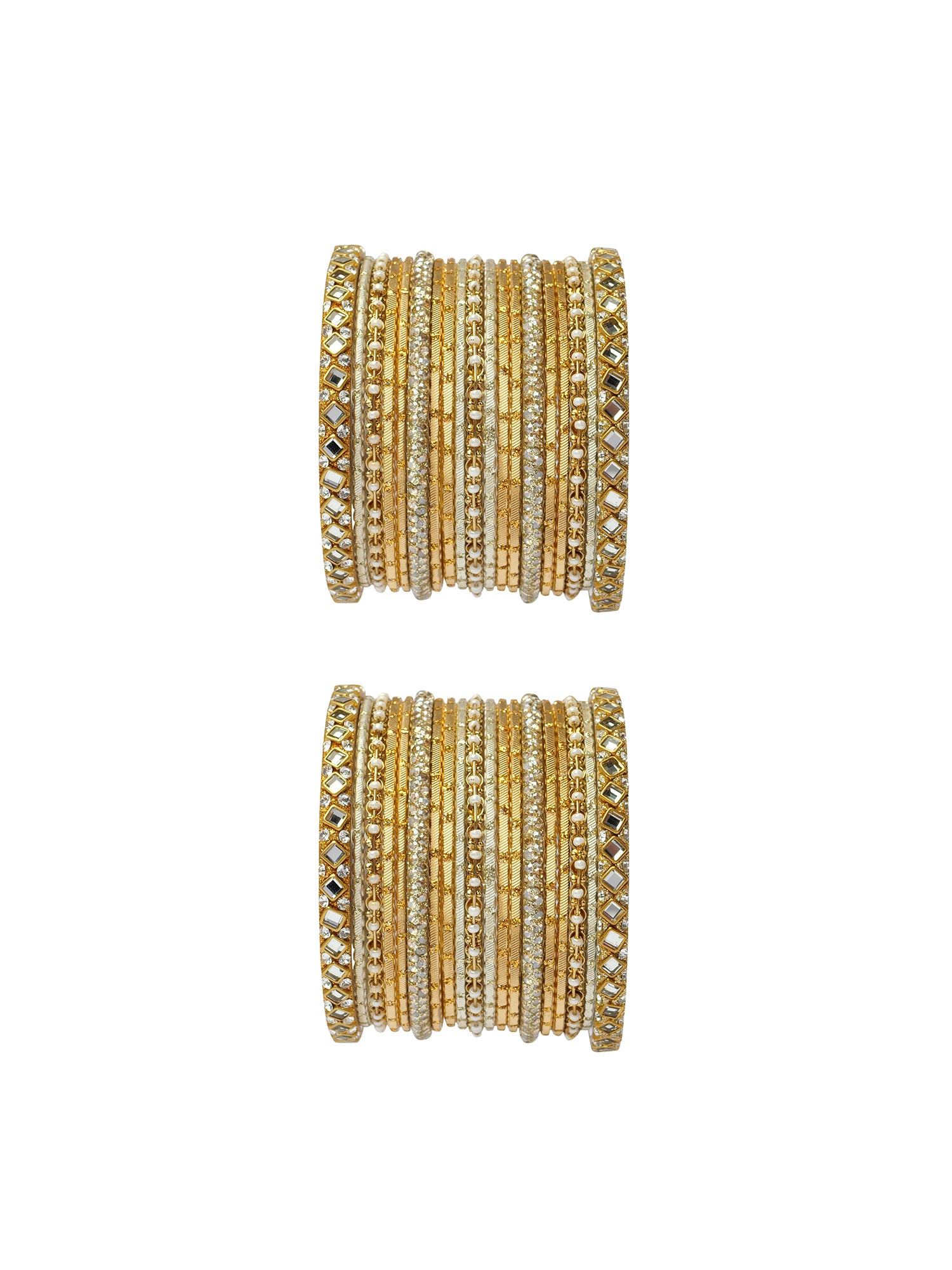 Shreya Bangle Set in Gold