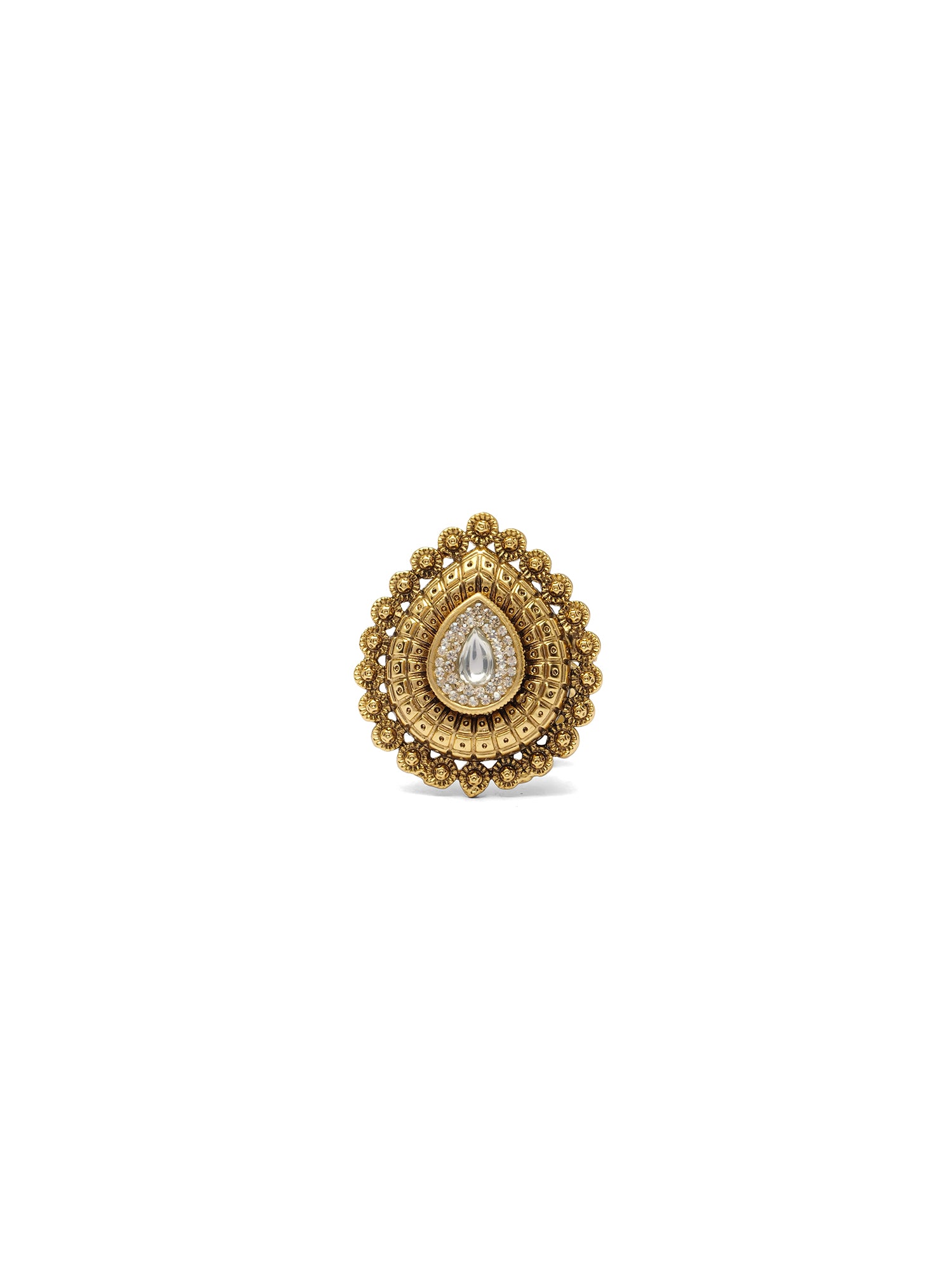 Shringar Classic Ring in White
