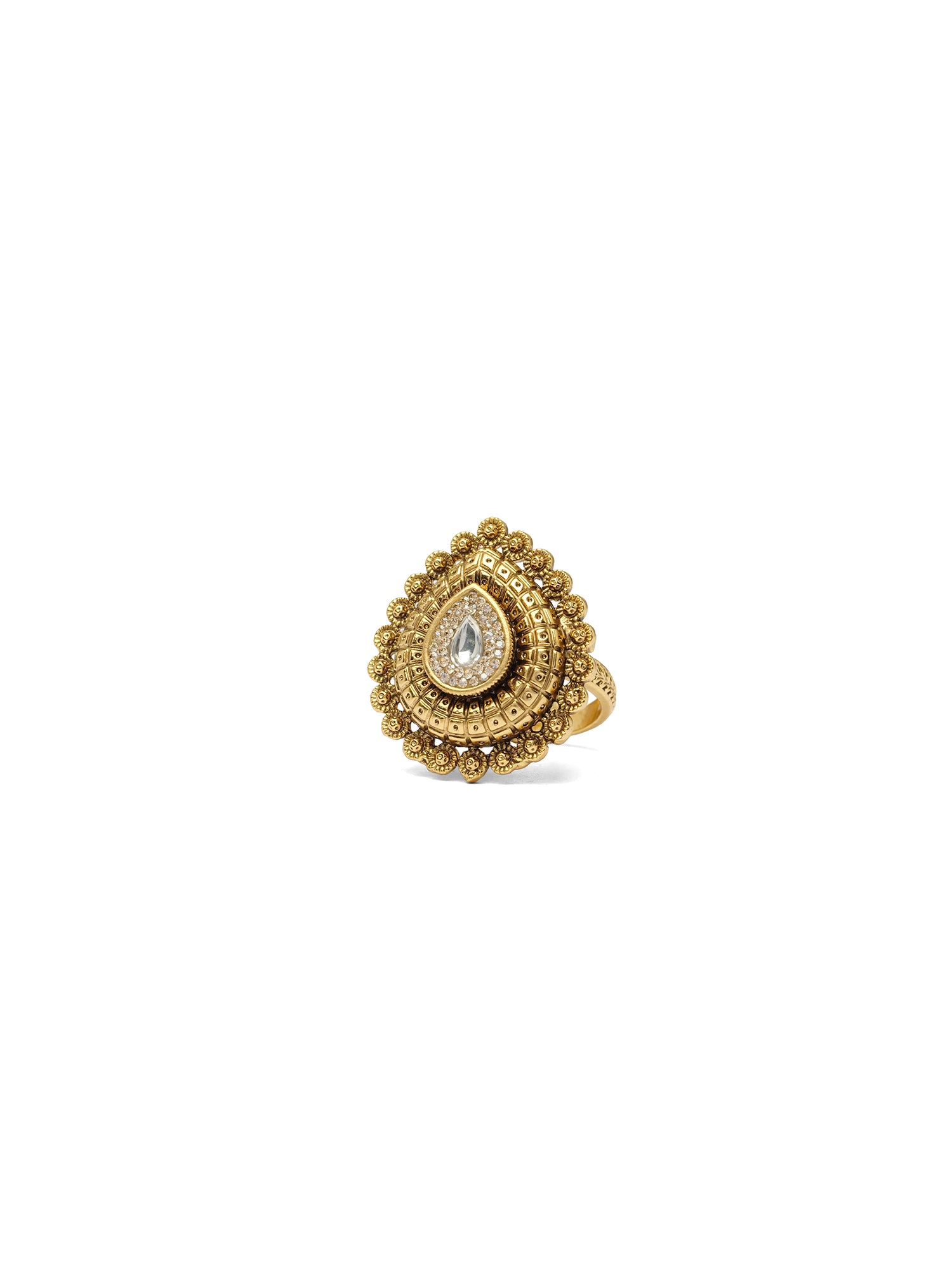 Shringar Classic Ring in White