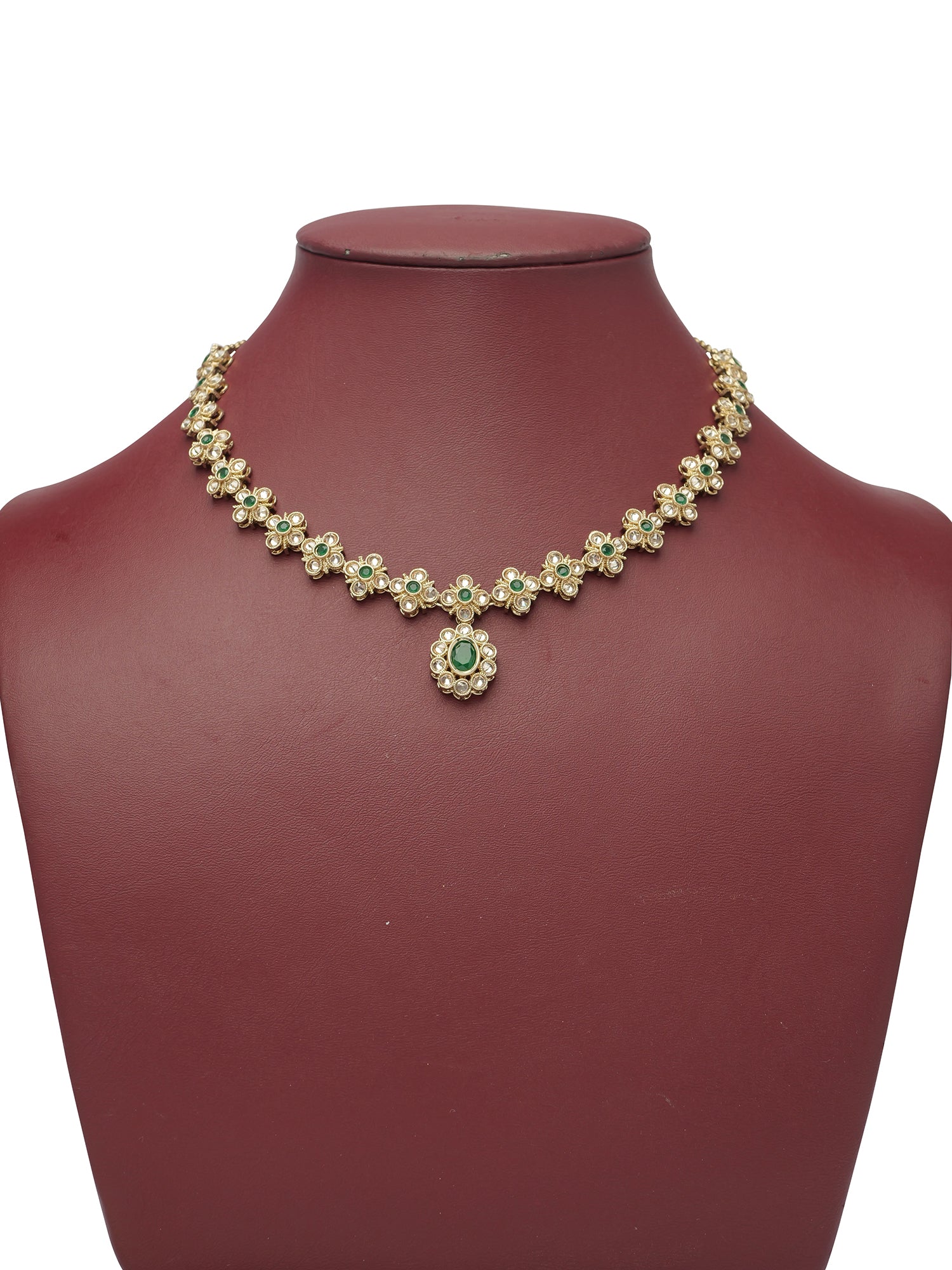 Shruti Necklace Set in Green