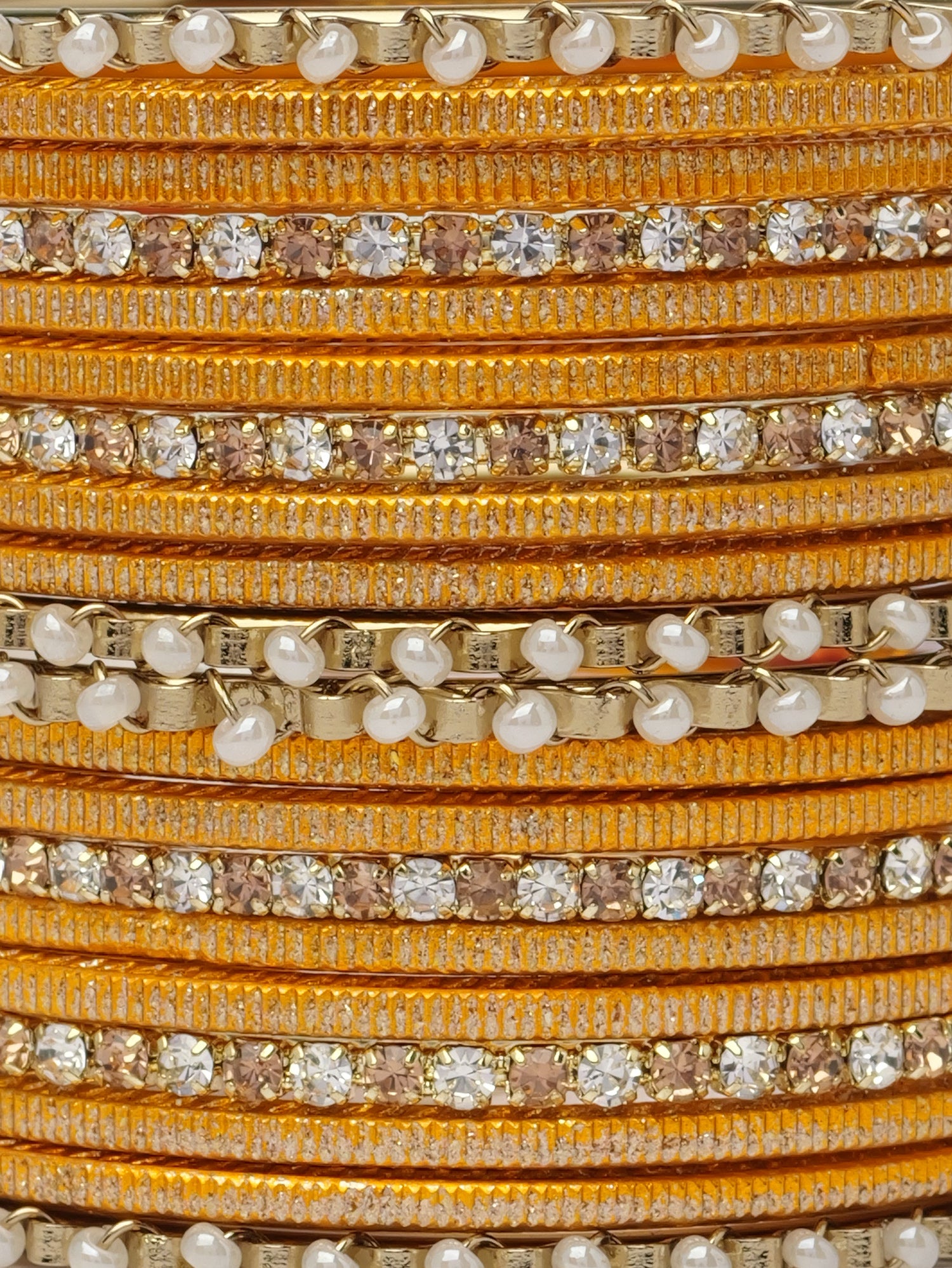 Siara Children's Bangle Set in Yellow