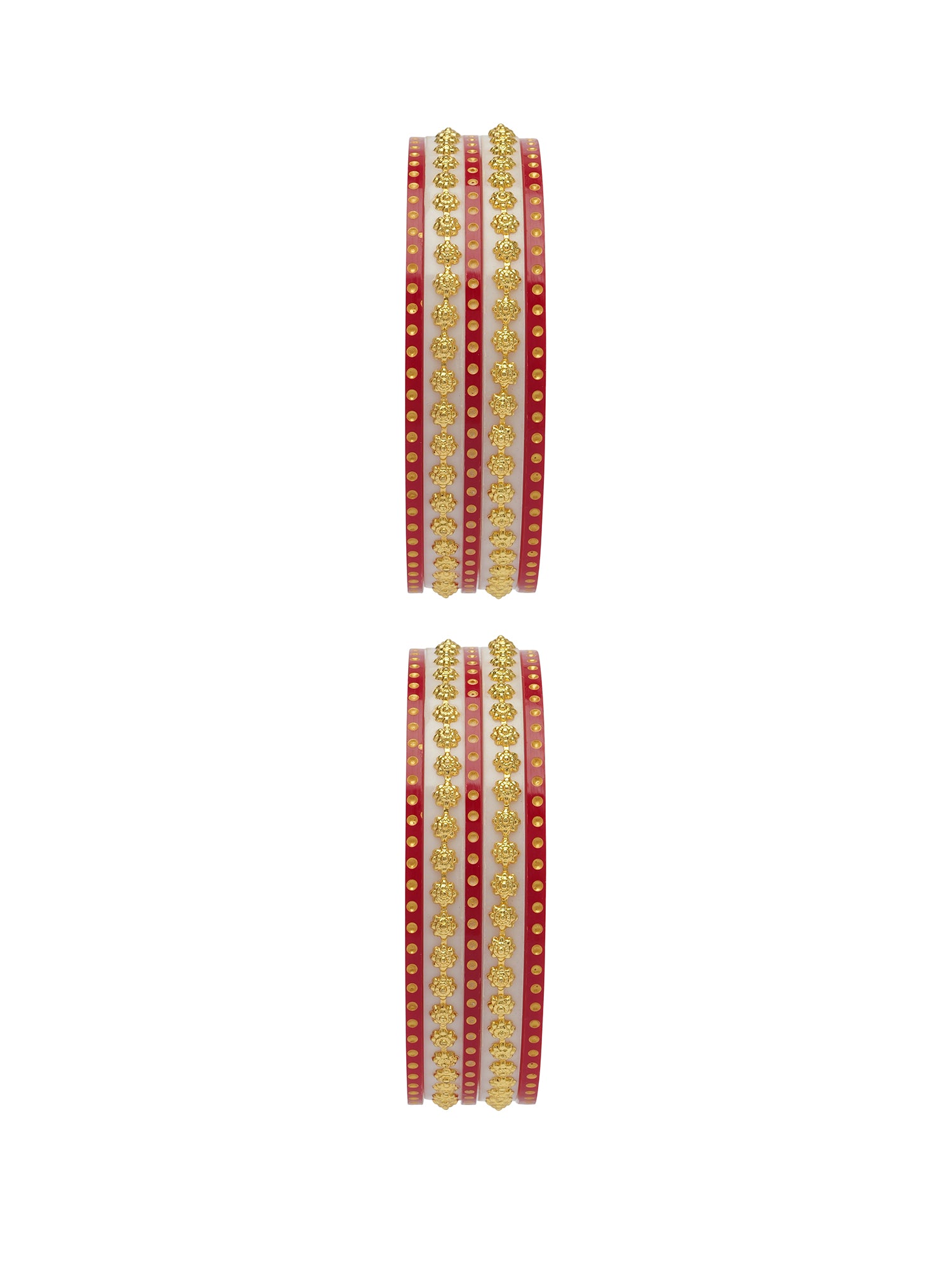 Sita Chura Bangle Set in Red