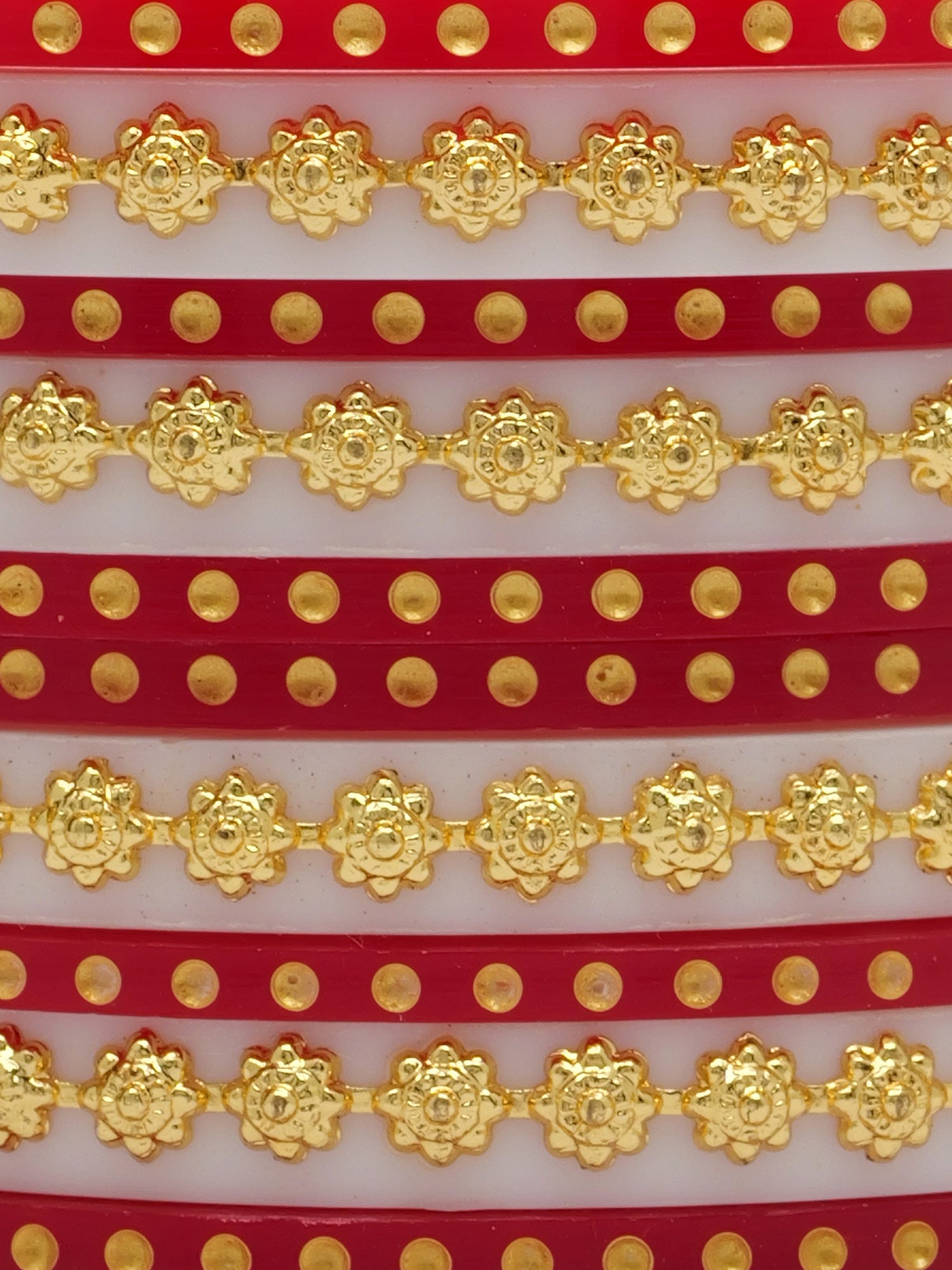Sita Chura Bangle Set in Red