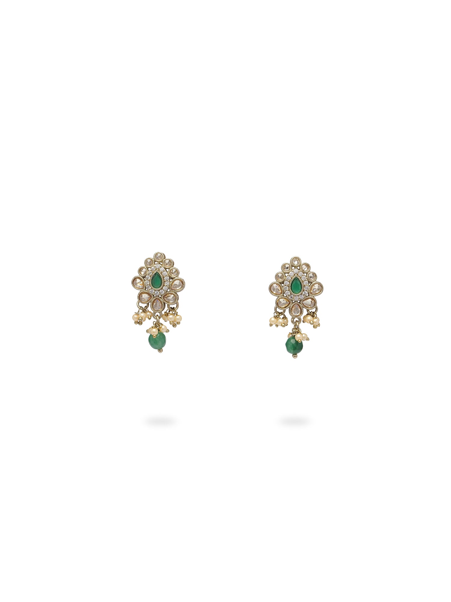 Sonal Small Earrings in Green
