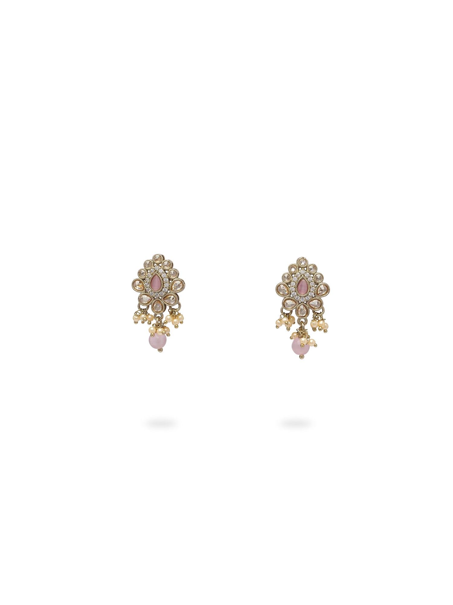 Sonal Small Earrings in Light Pink