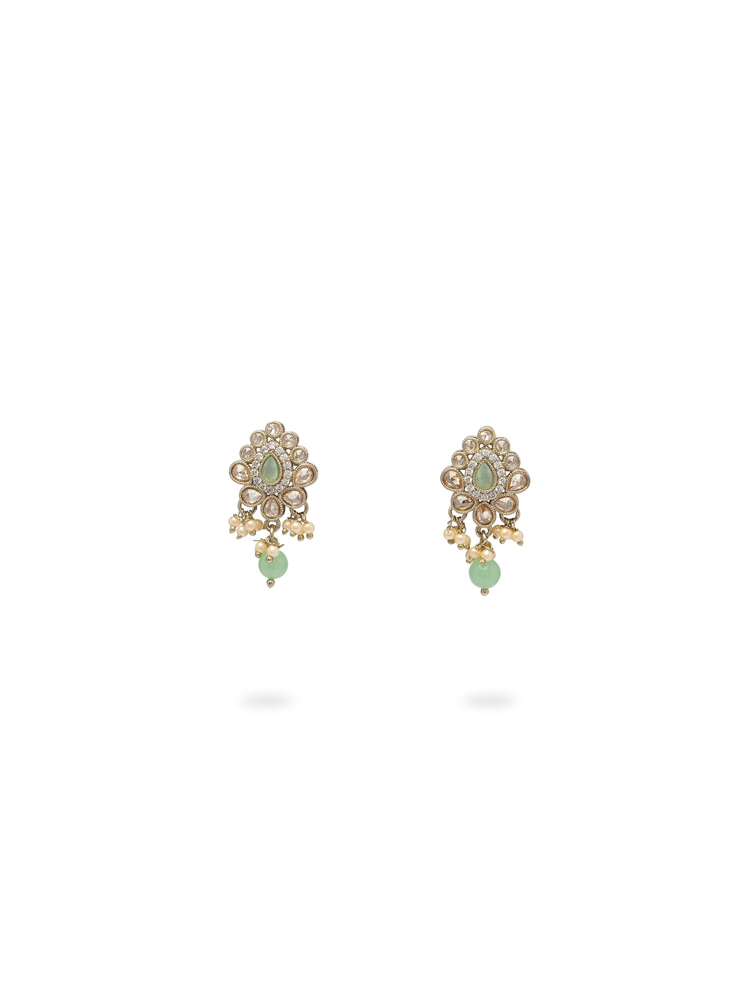 Sonal Small Earrings in Mint