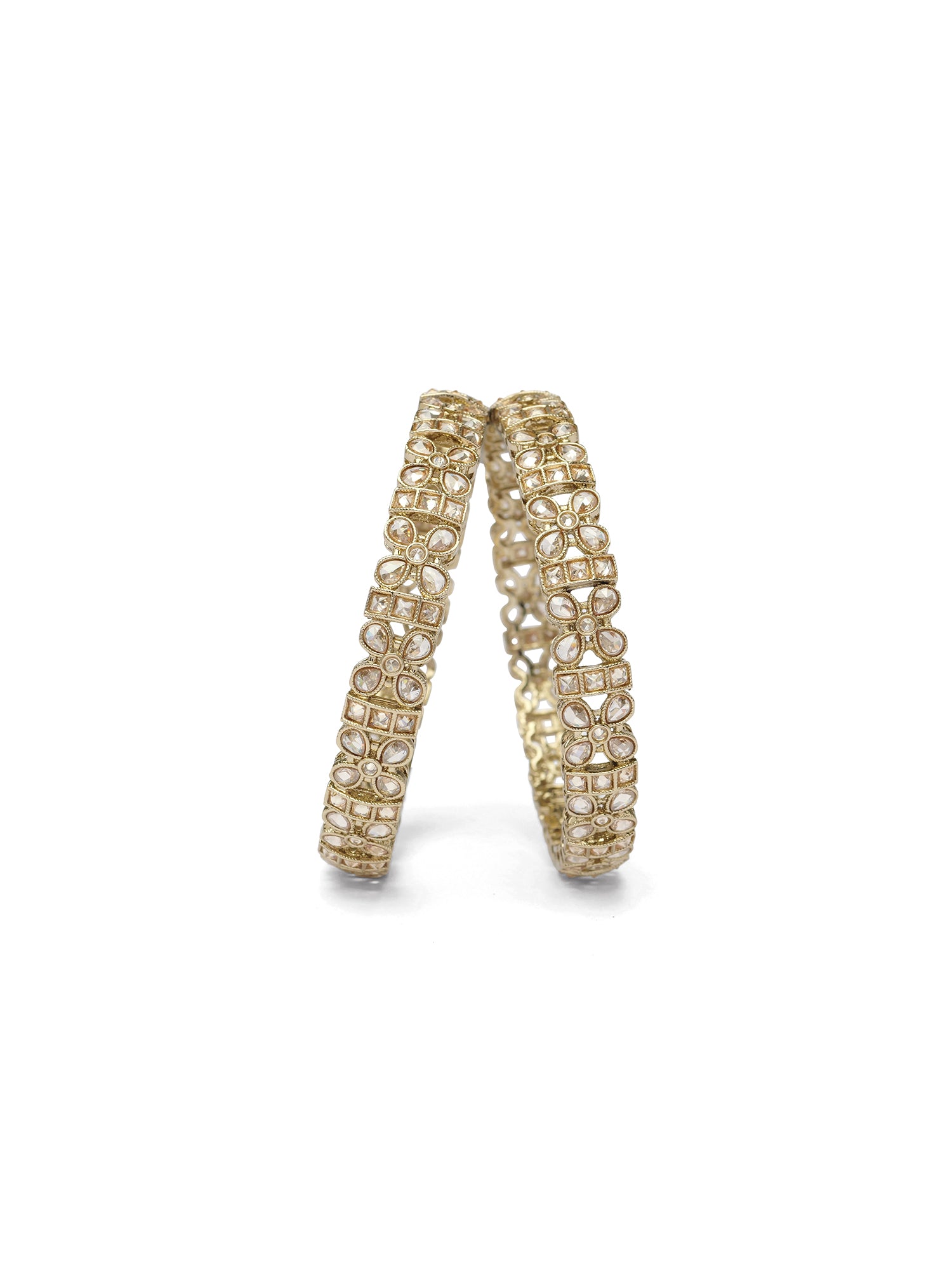 Sonara Kada Bangles in Champagne