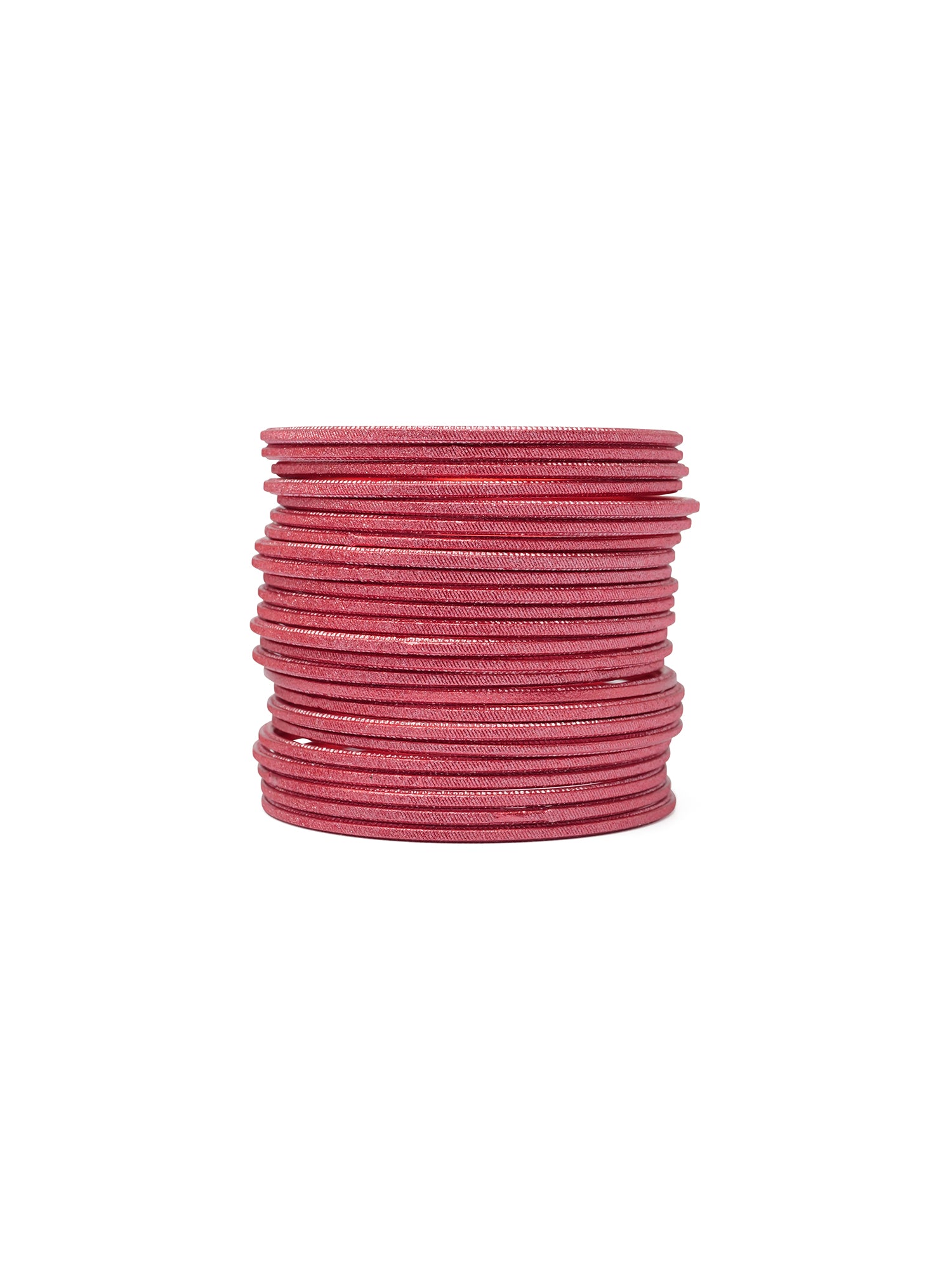 Strawberry Red Shimmer Bangles