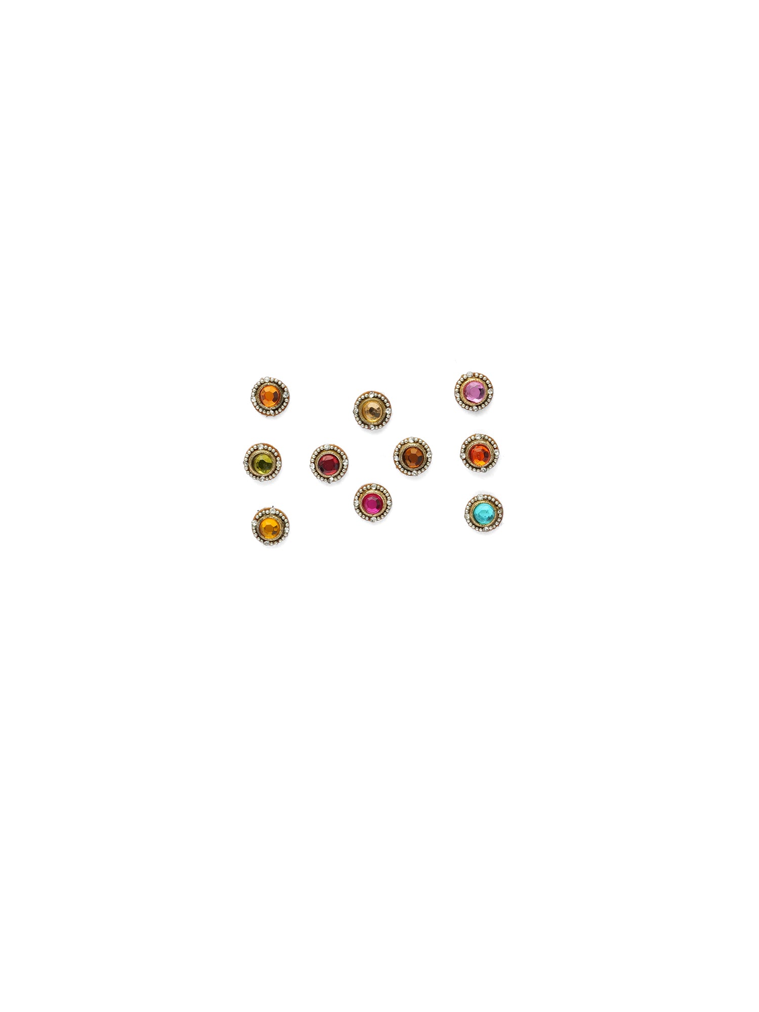 Sufina Coloured Round Bindis