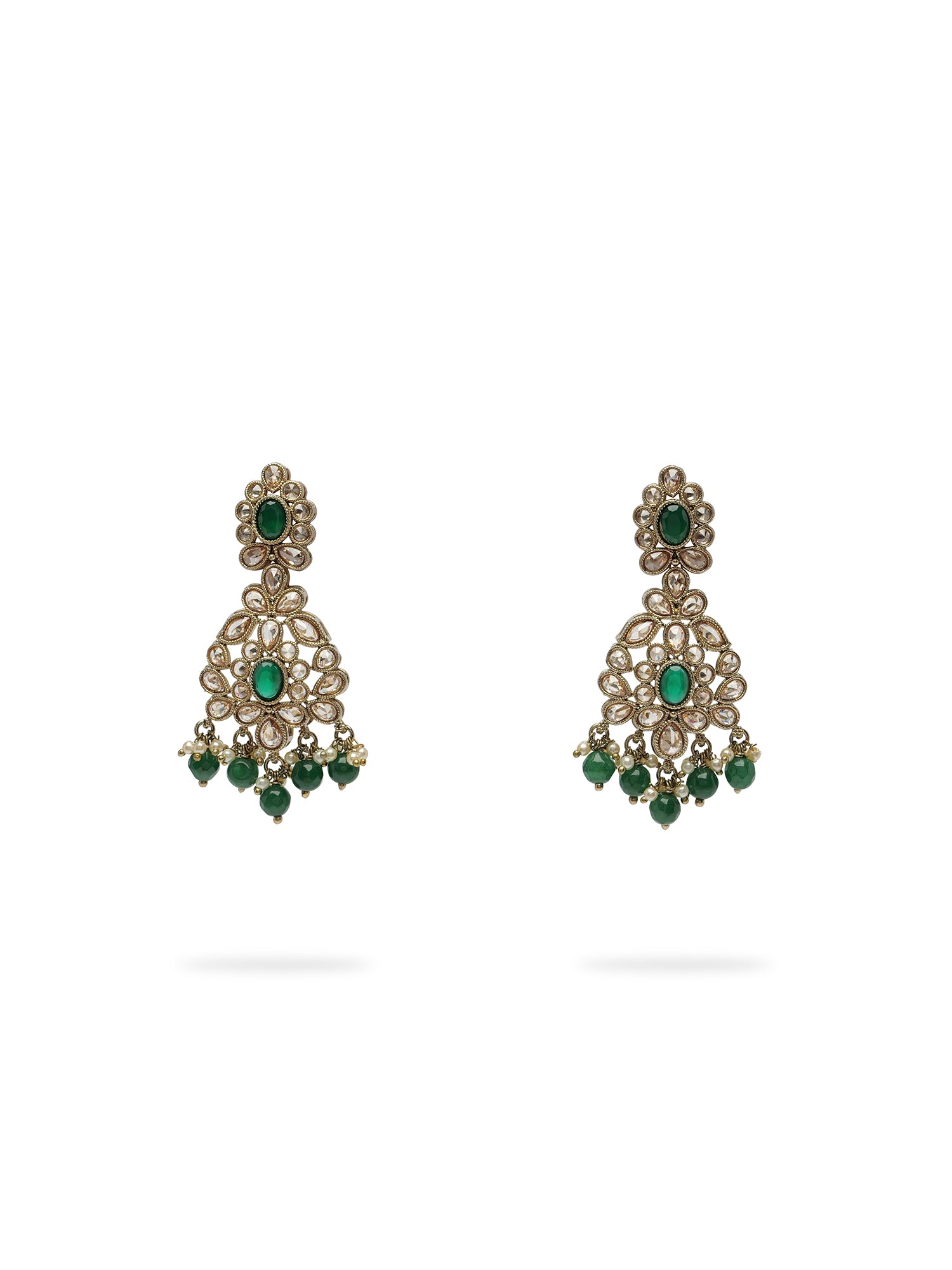 Suhani Necklace Set in Green