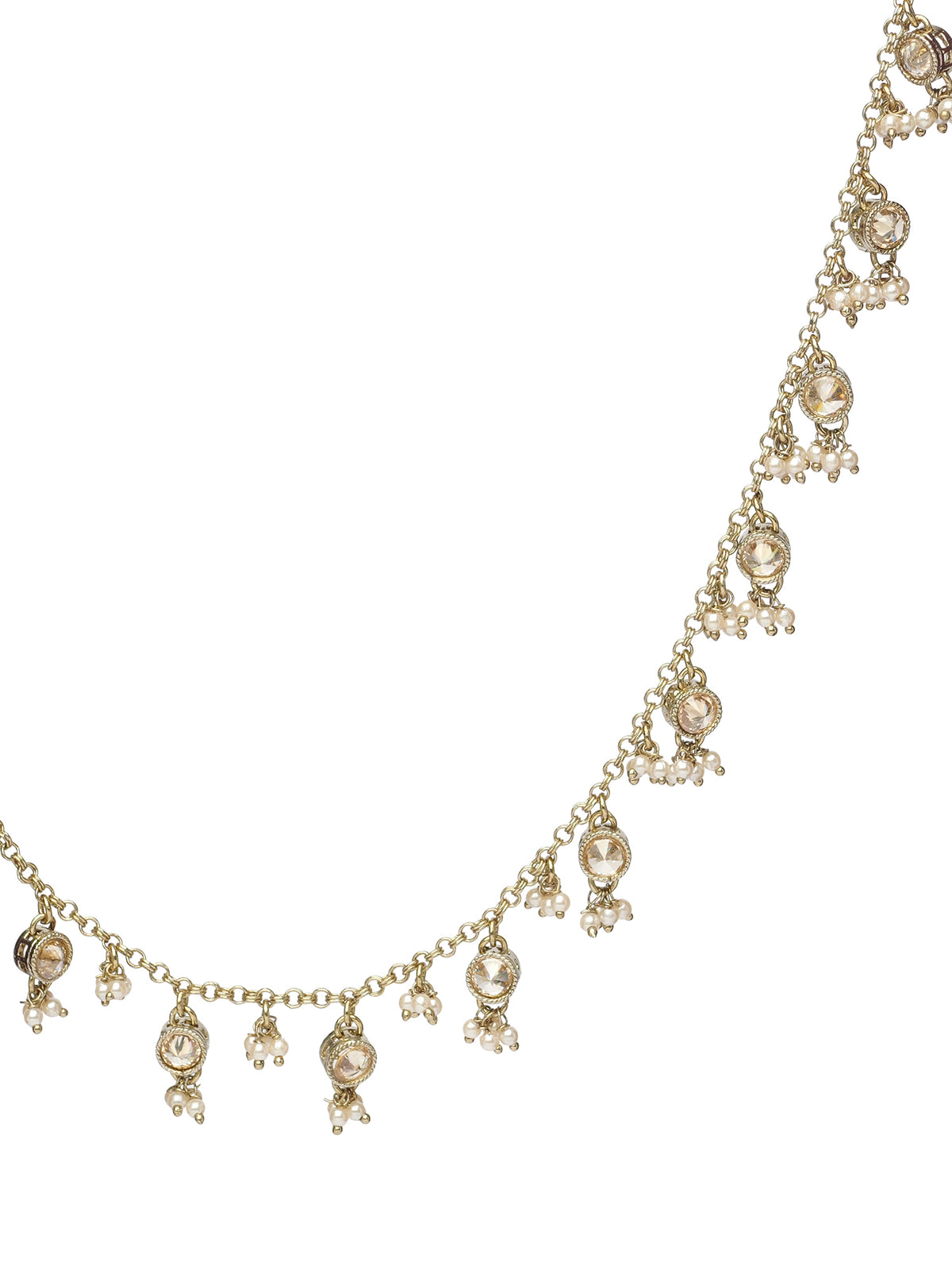 Sunaina Ear Chains in Champagne