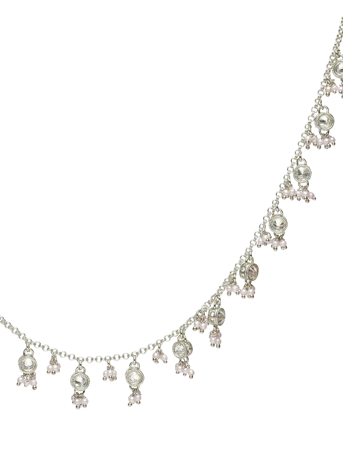 Sunaina Ear Chains in Rhodium