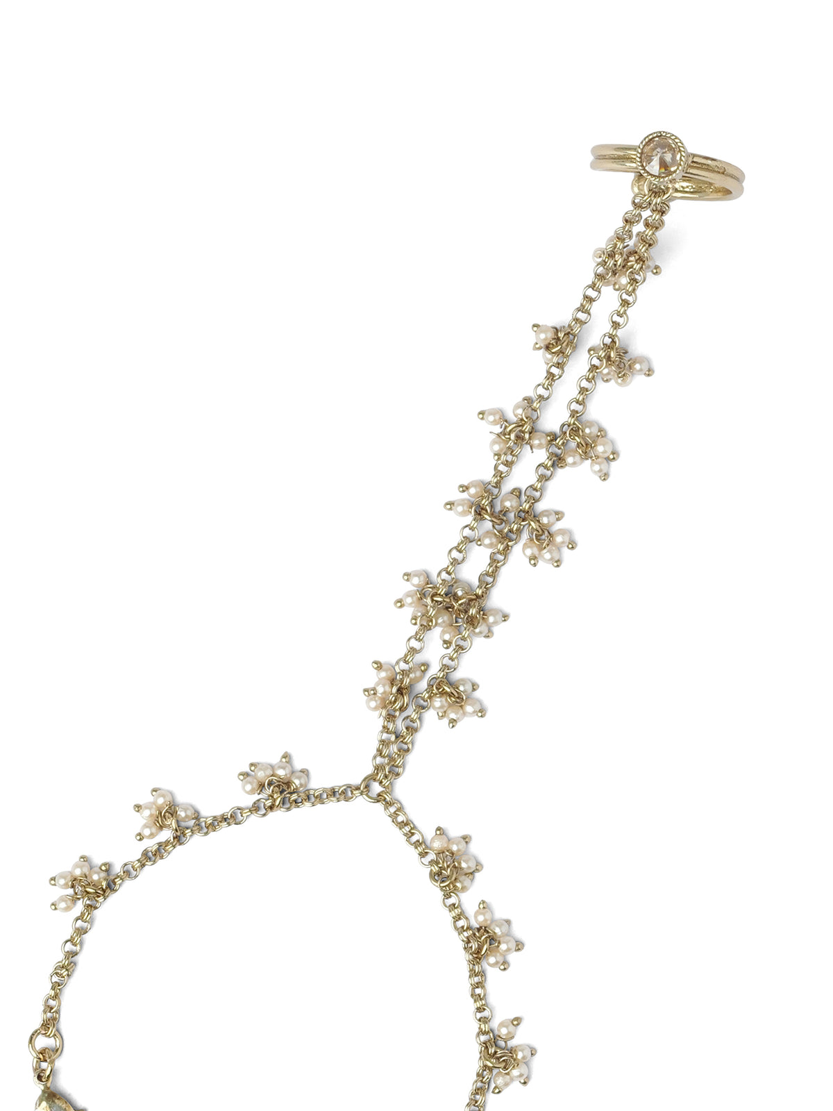 Sunaina Hand Chain in Champagne