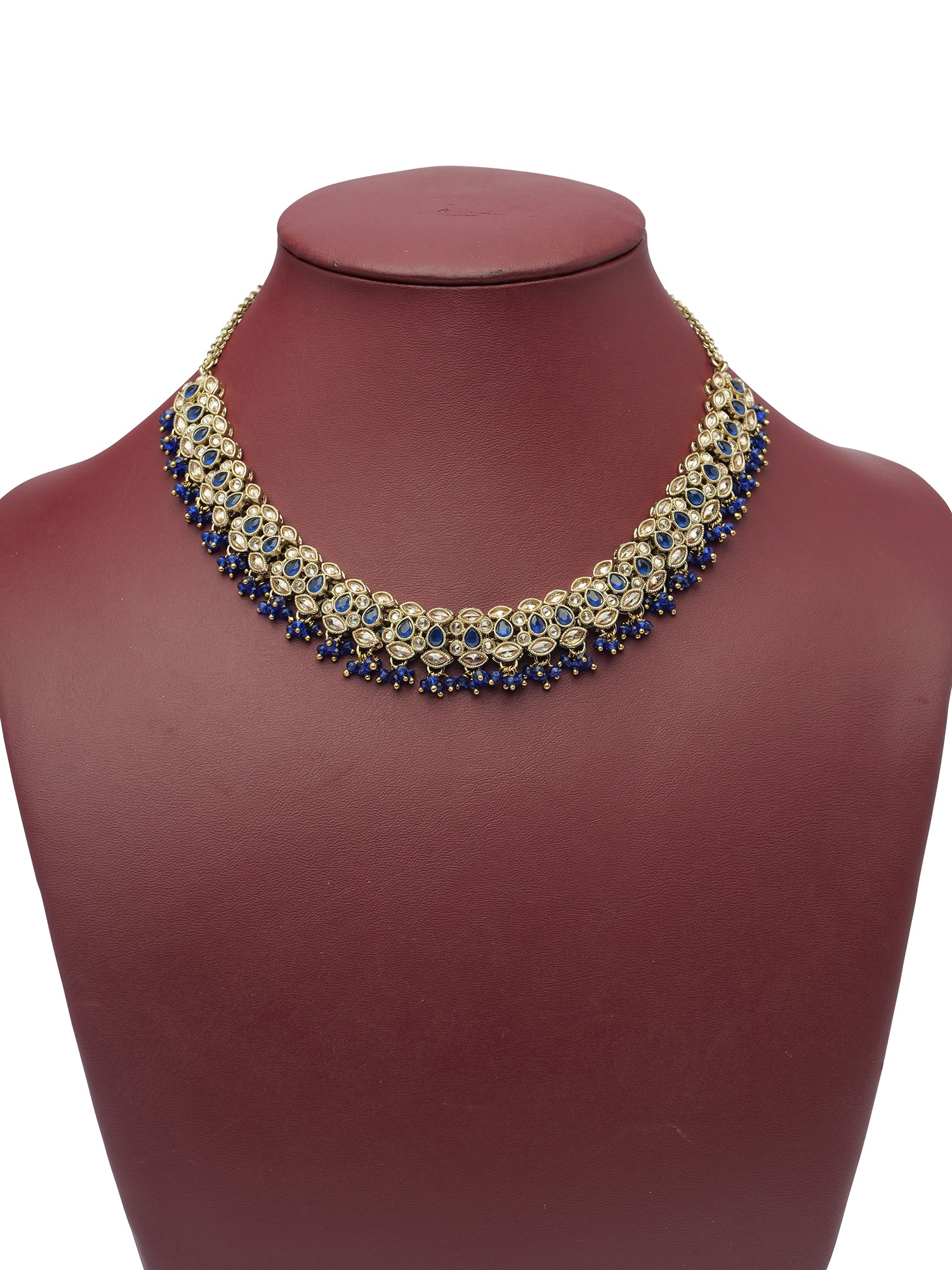 Tamira Necklace Set in Blue