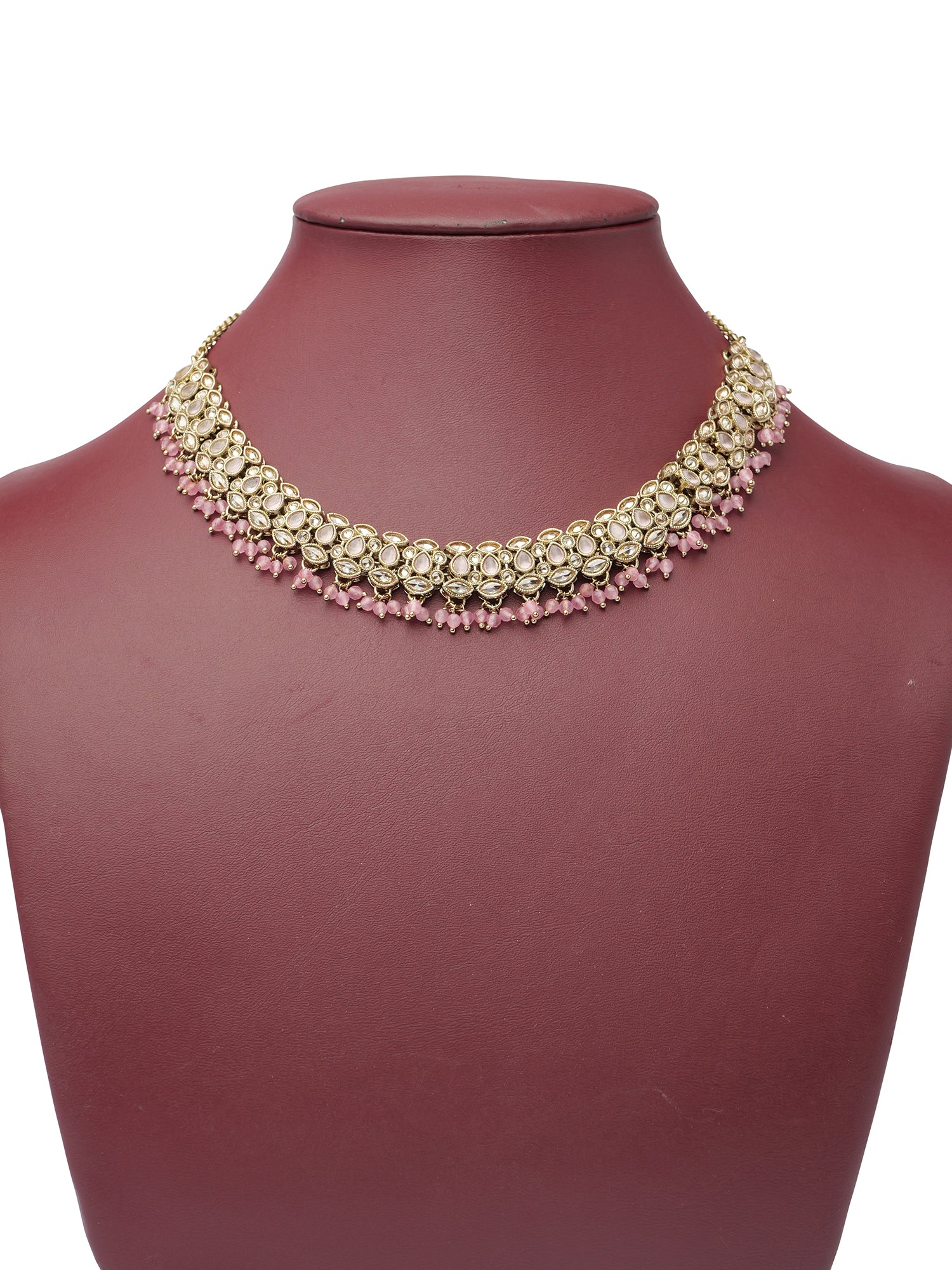 Tamira Necklace Set in Pink