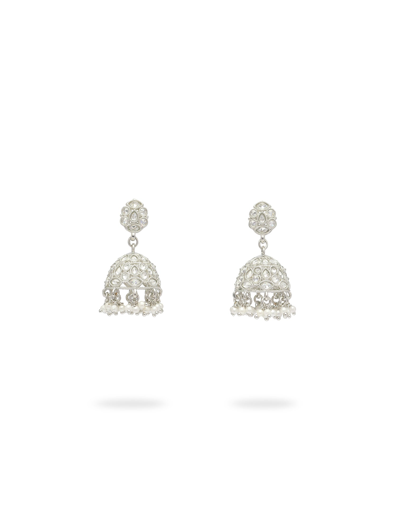 Tamira Necklace Set in Rhodium 