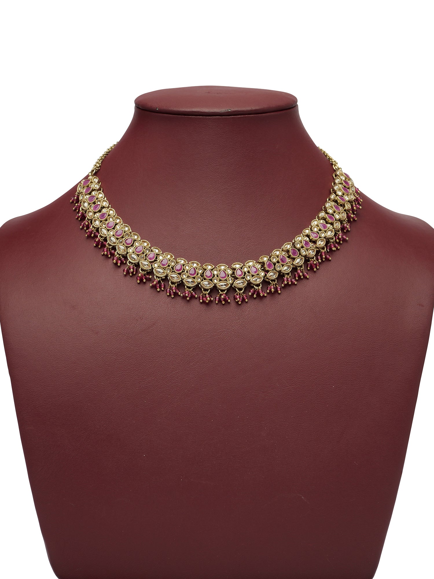 Tamira Necklace Set in Ruby