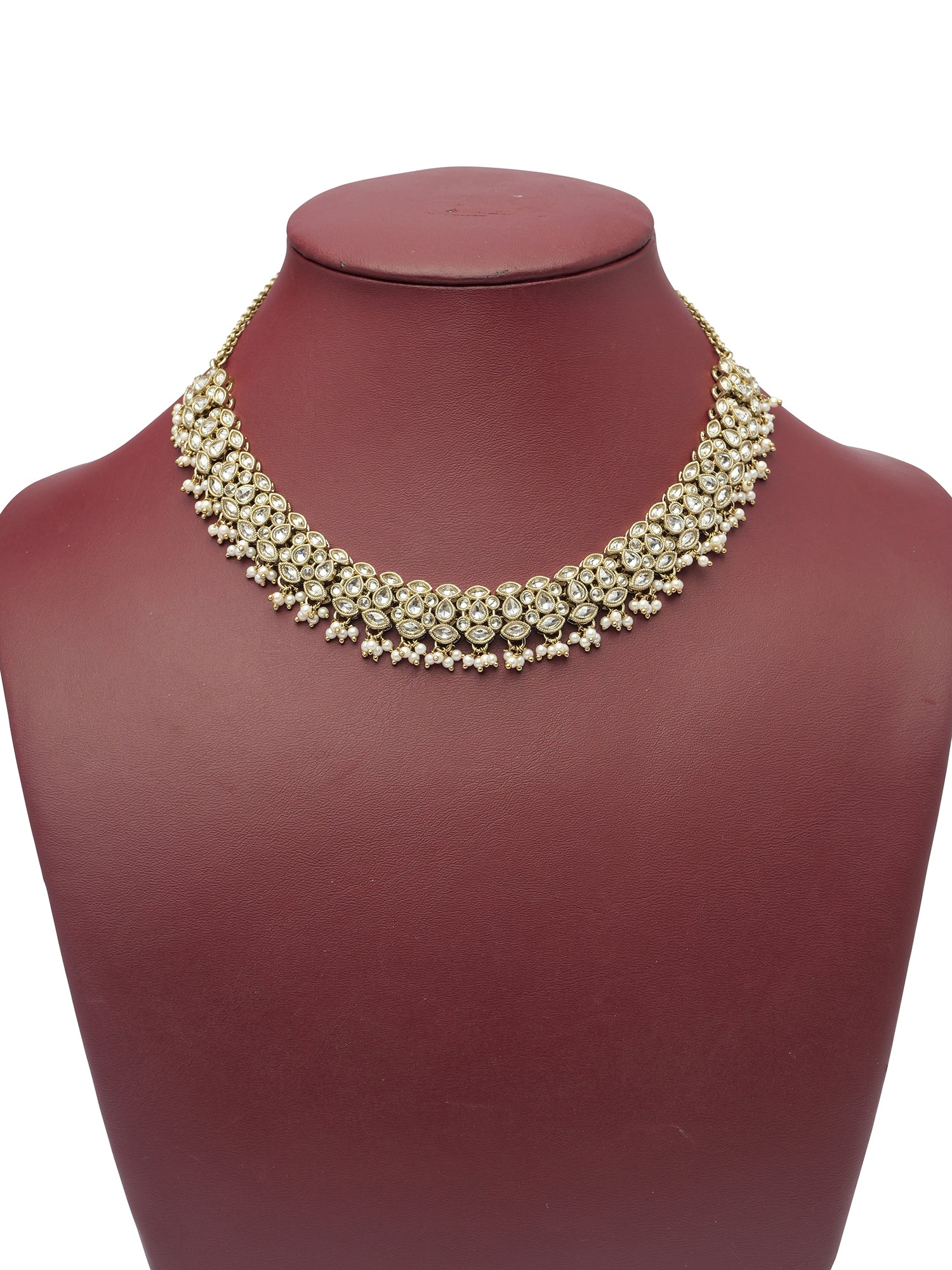 Tamira Necklace Set in White 