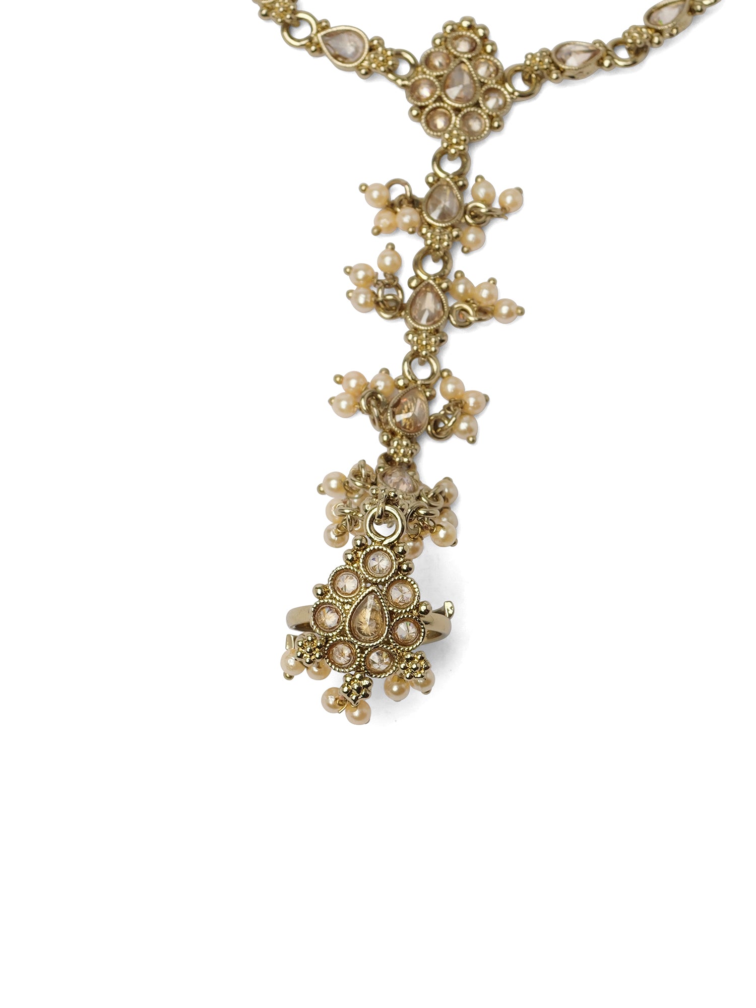 Tanvi Hand Chain in Champagne