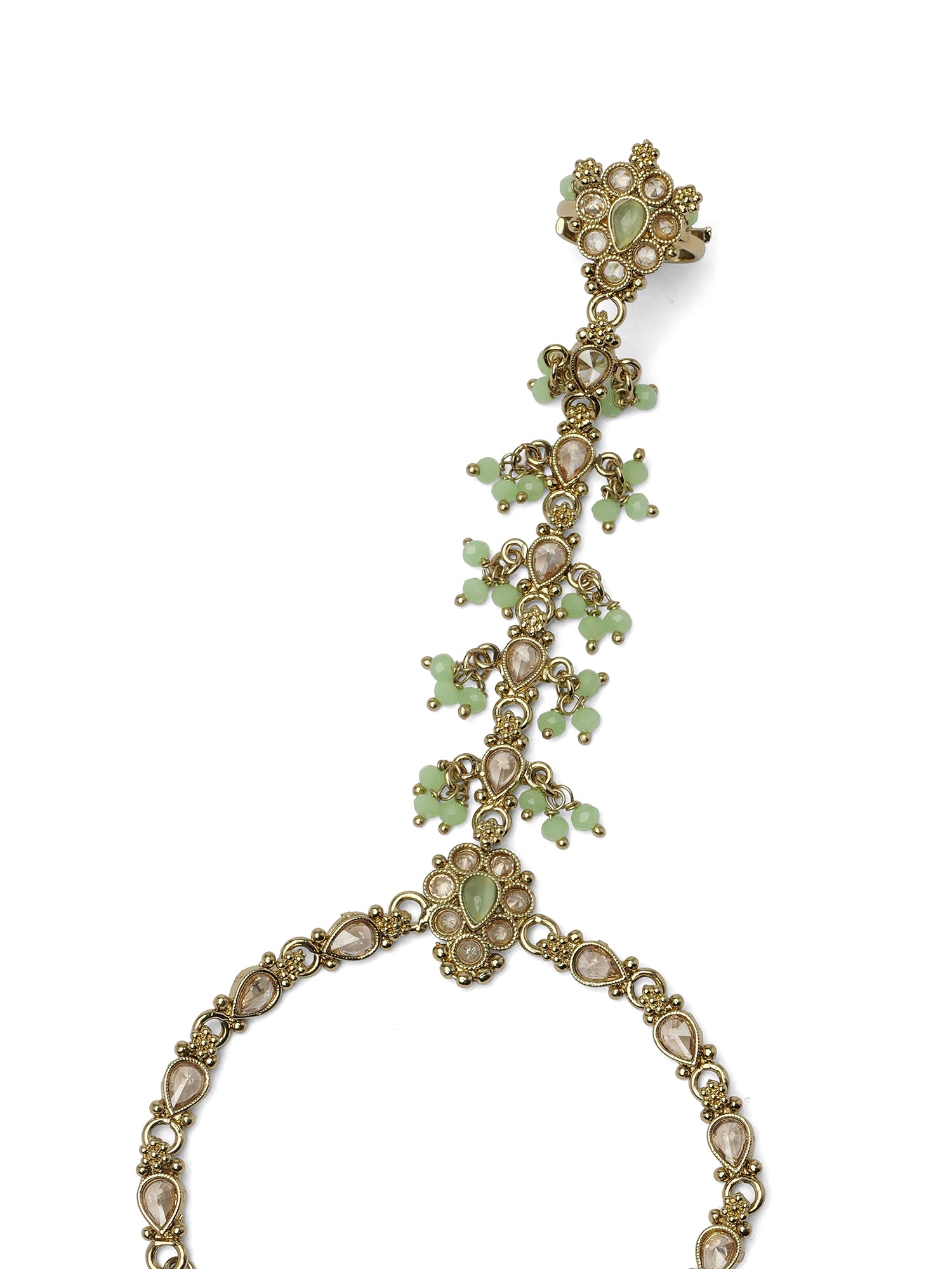 Tanvi Hand Chain in Mint