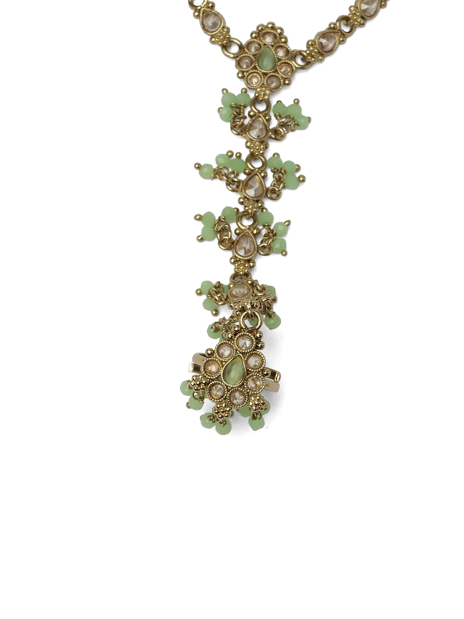 Tanvi Hand Chain in Mint