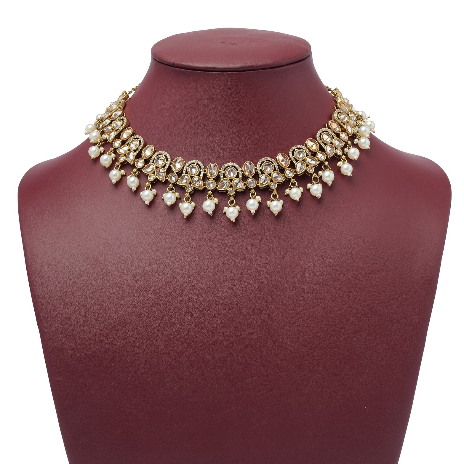 Trisha Necklace Set in Champagne