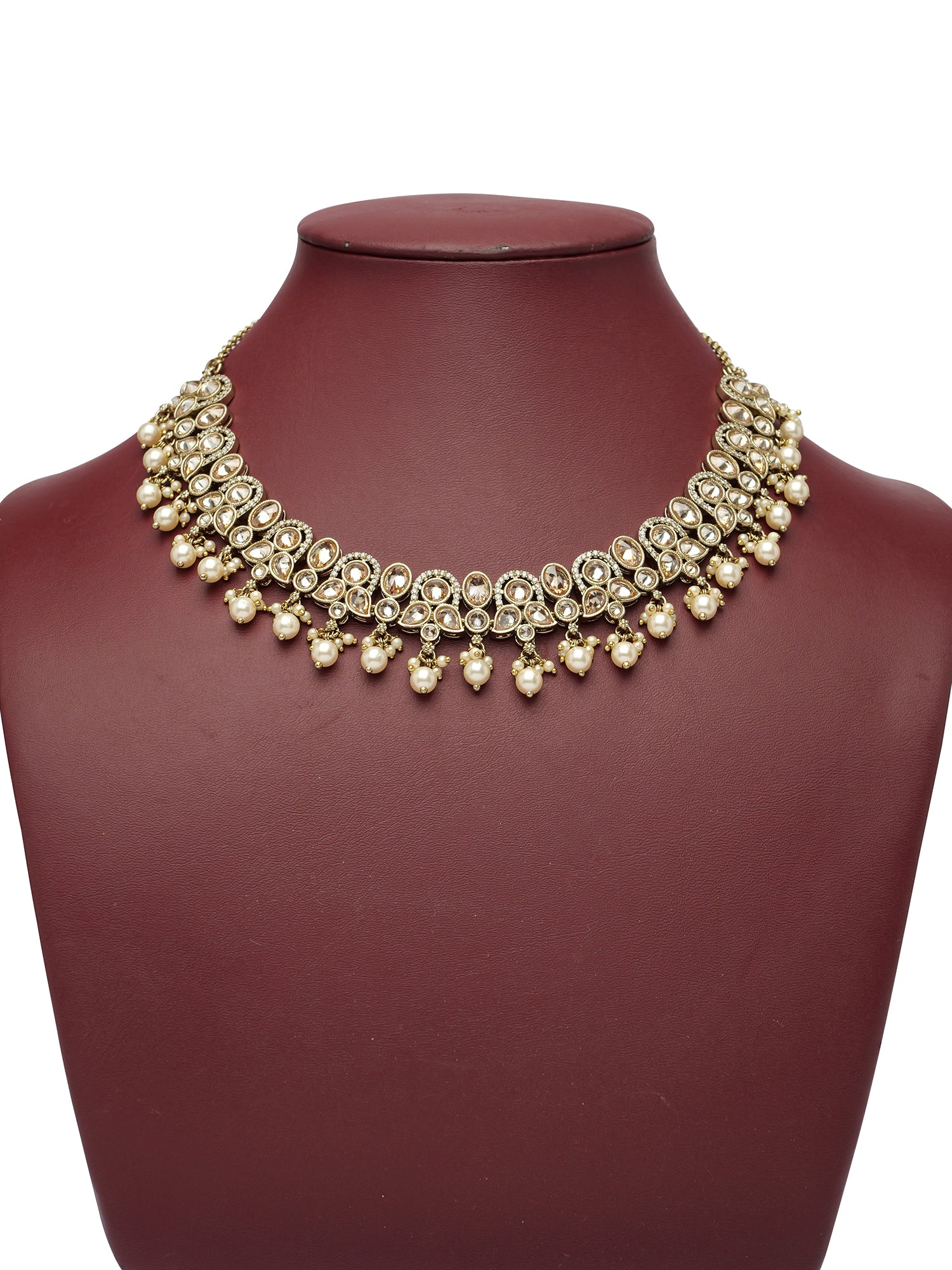 Trisha Necklace Set in Champagne